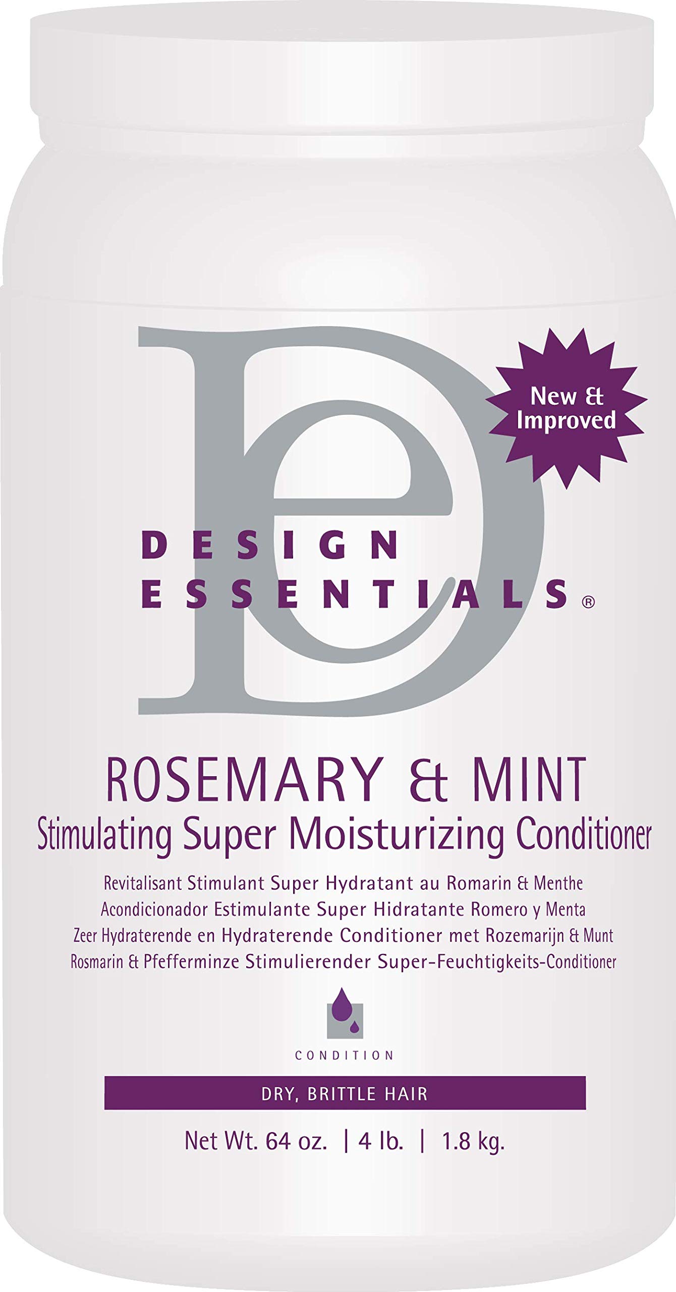 Foto 1 | Acondicionador Design Essentials Con Romero Y Menta, 1,8 Kg - Venta Internacional.