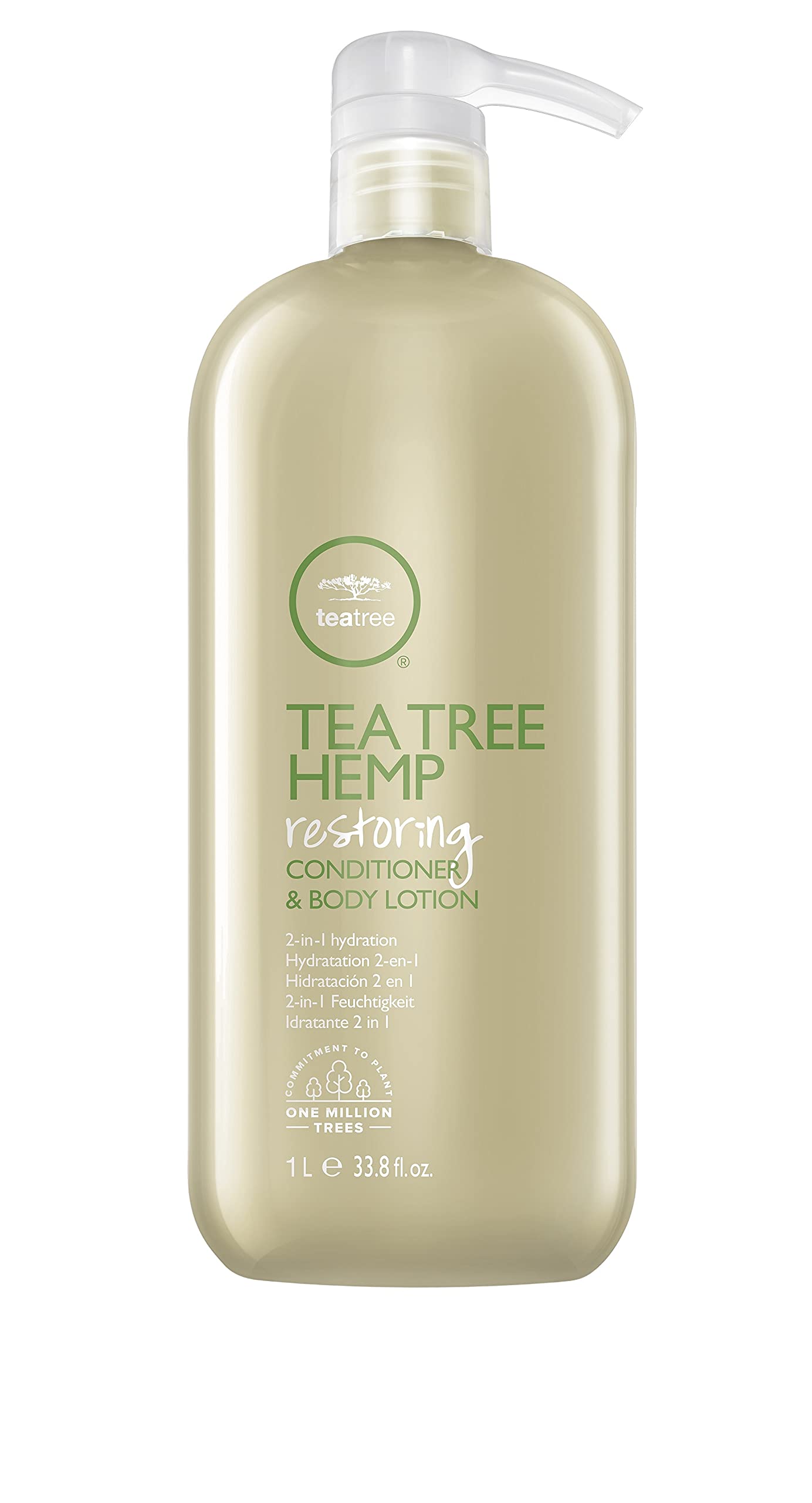 Foto 2 pulgar | Acondicionador Y Loción Corporal Tea Tree Hemp Restoring 1l - Venta Internacional.