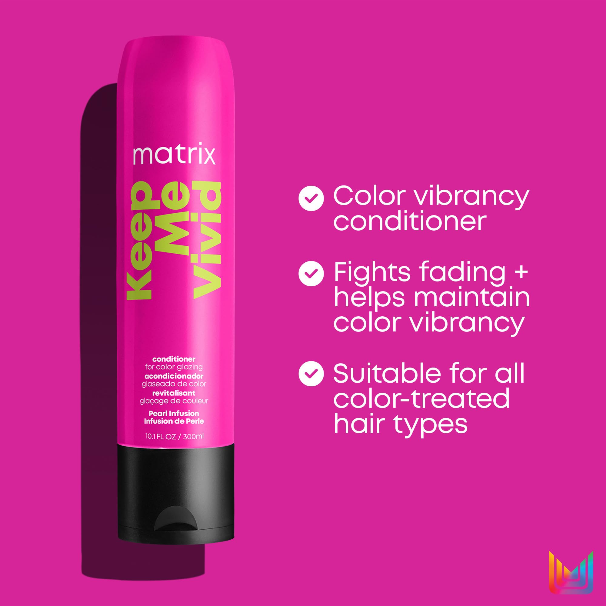 Foto 4 pulgar | Acondicionador Matrix Keep Me Vivid 300 Ml Para Cabello Teñido - Venta Internacional.