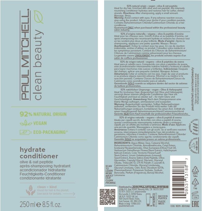 Foto 8 pulgar | Acondicionador Paul Mitchell Clean Beauty Hydrate 250 Ml Para Cabello Seco - Venta Internacional.