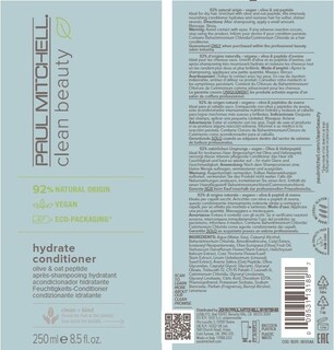 Foto 7 | Acondicionador Paul Mitchell Clean Beauty Hydrate 250 Ml Para Cabello Seco - Venta Internacional.