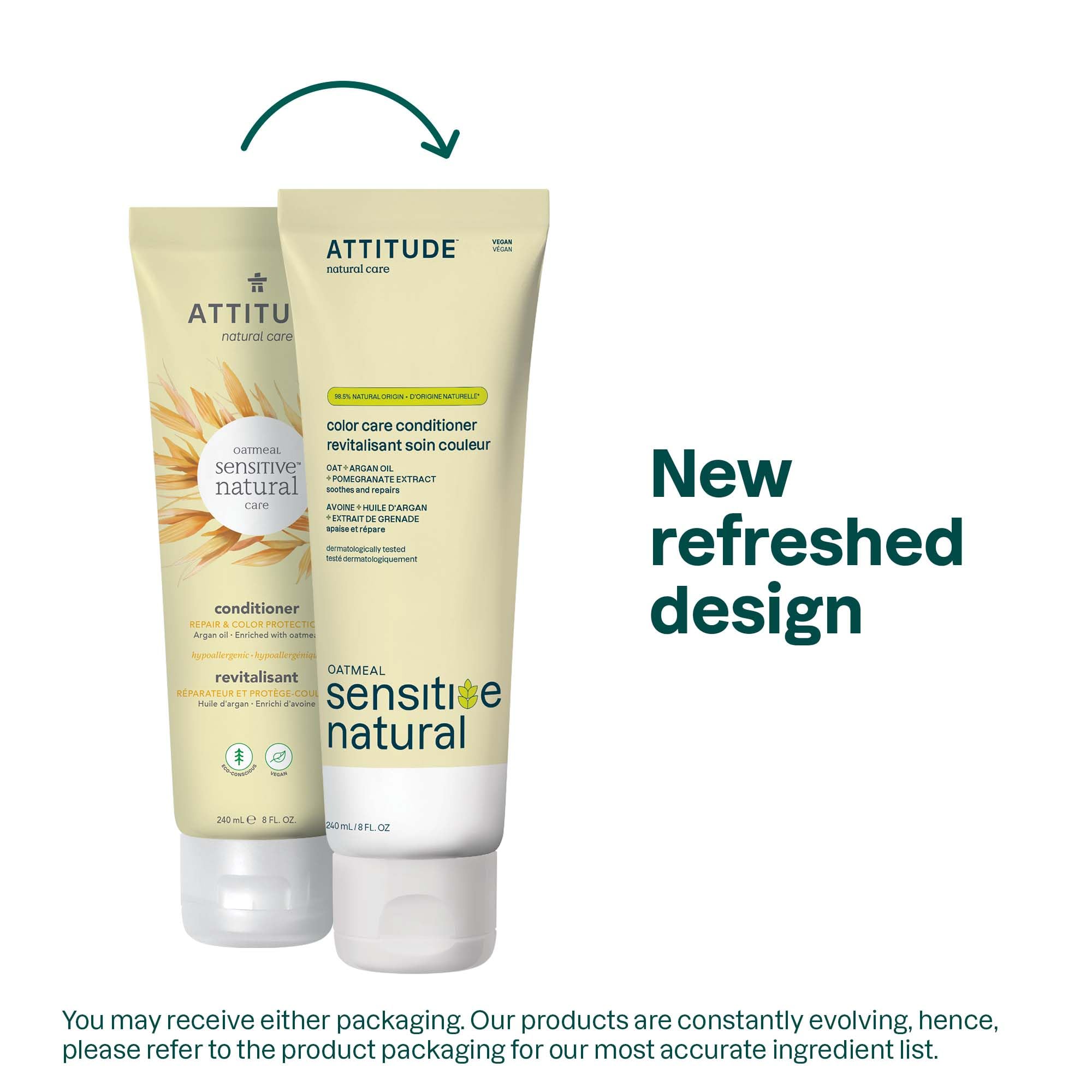 Foto 2 | Acondicionador Para Cabello Attitude, Calmante Para Cuero Cabelludo Sensible A Avena, 240 Ml - Venta Internacional.