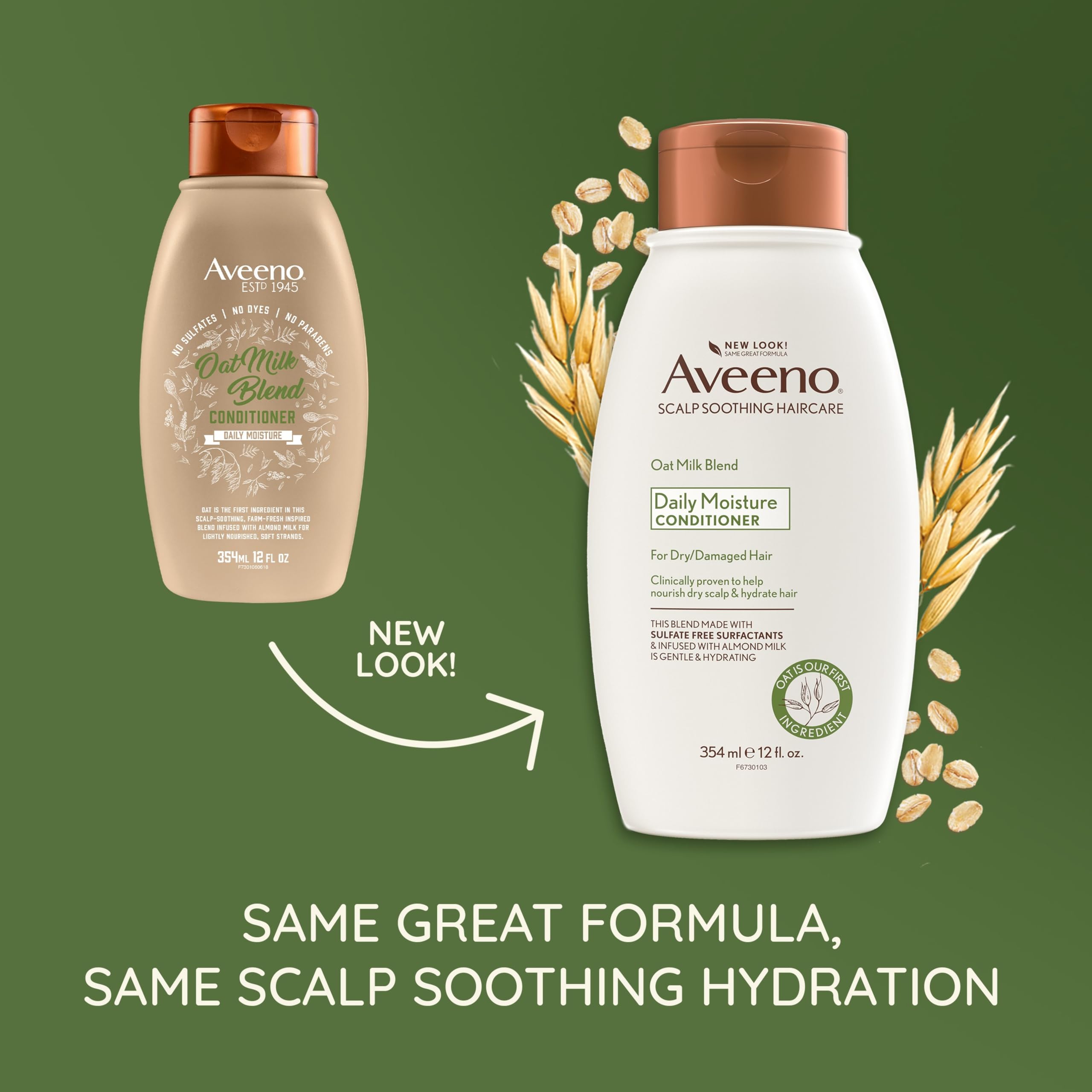 Foto 2 | Acondicionador Aveeno Ogx Leche De Avena Calmante Para El Cuero Cabelludo, 355 Ml - Venta Internacional.