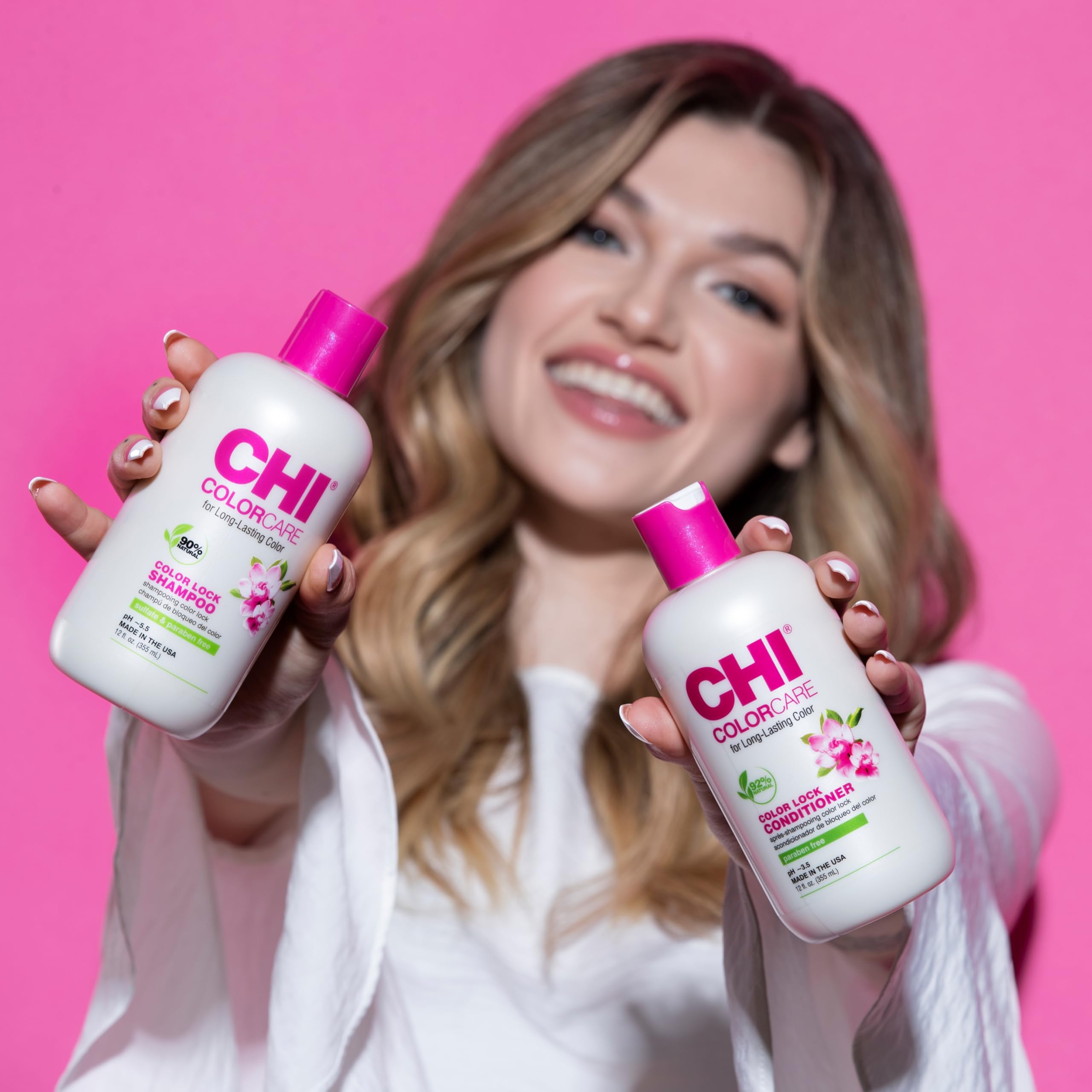 Foto 6 pulgar | Acondicionador Chi Colorcare Color Lock, 355 Ml, Sin Sulfatos Y Parabenos - Venta Internacional.