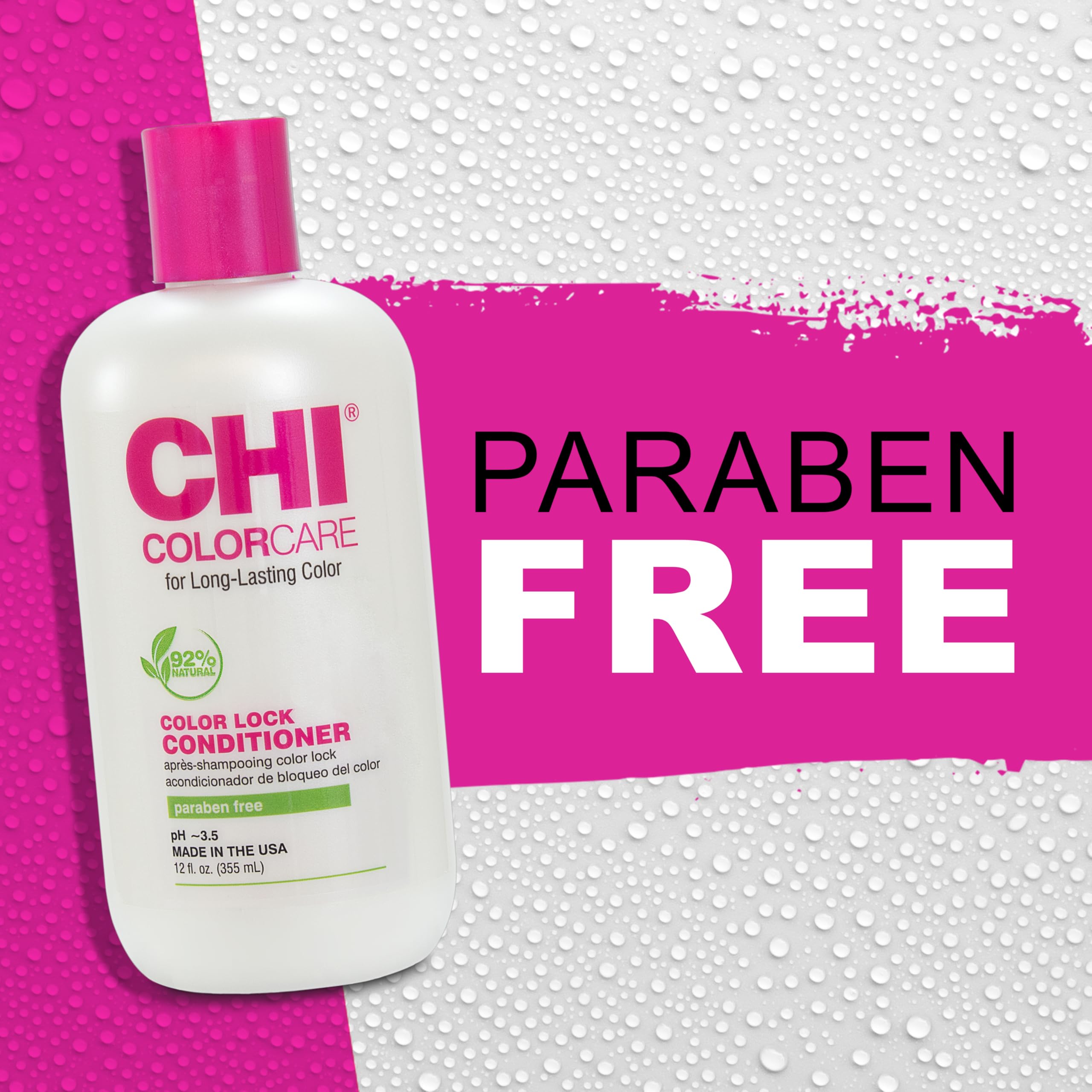 Foto 7 pulgar | Acondicionador Chi Colorcare Color Lock, 355 Ml, Sin Sulfatos Y Parabenos - Venta Internacional.