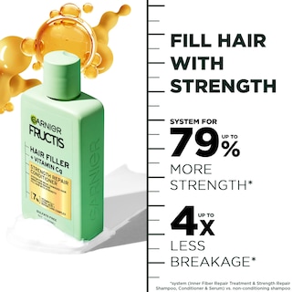 Foto 3 | Acondicionador Garnier Fructis Hair Filler Strength Repair 300 Ml - Venta Internacional.