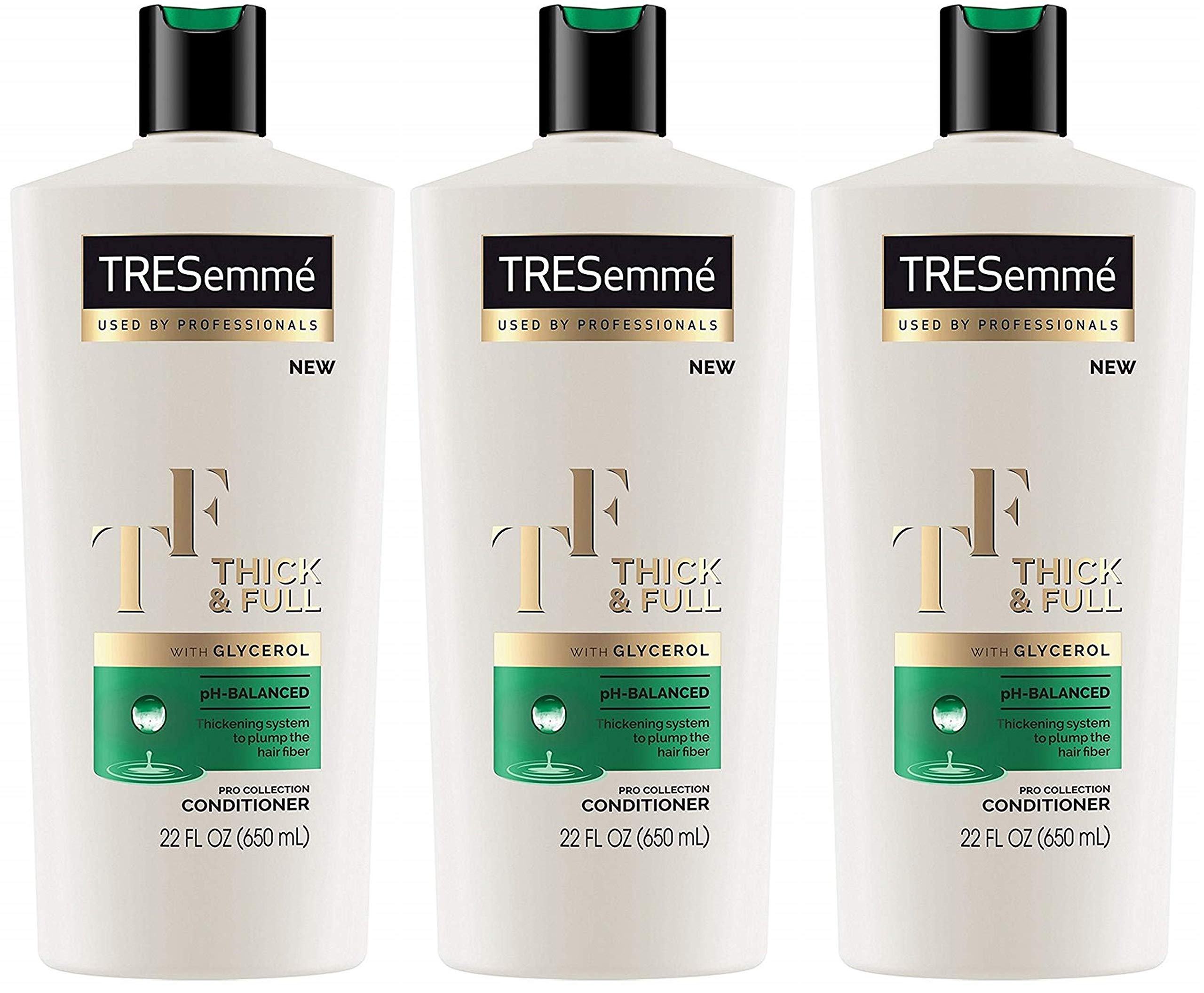 Acondicionador Tresemmé Pro Collection Thick & Full 650 Ml X 3 - Venta Internacional.