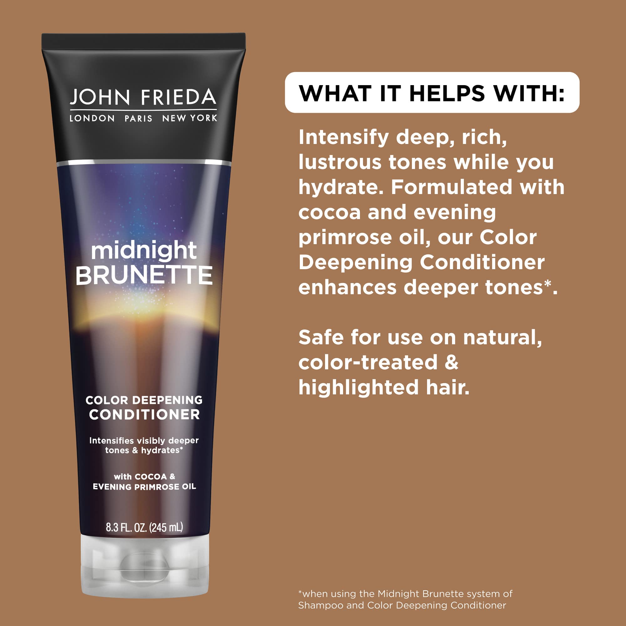 Foto 4 pulgar | Acondicionador John Frieda Brilliant Brunette Visibly Deeper 245 Ml - Venta Internacional.