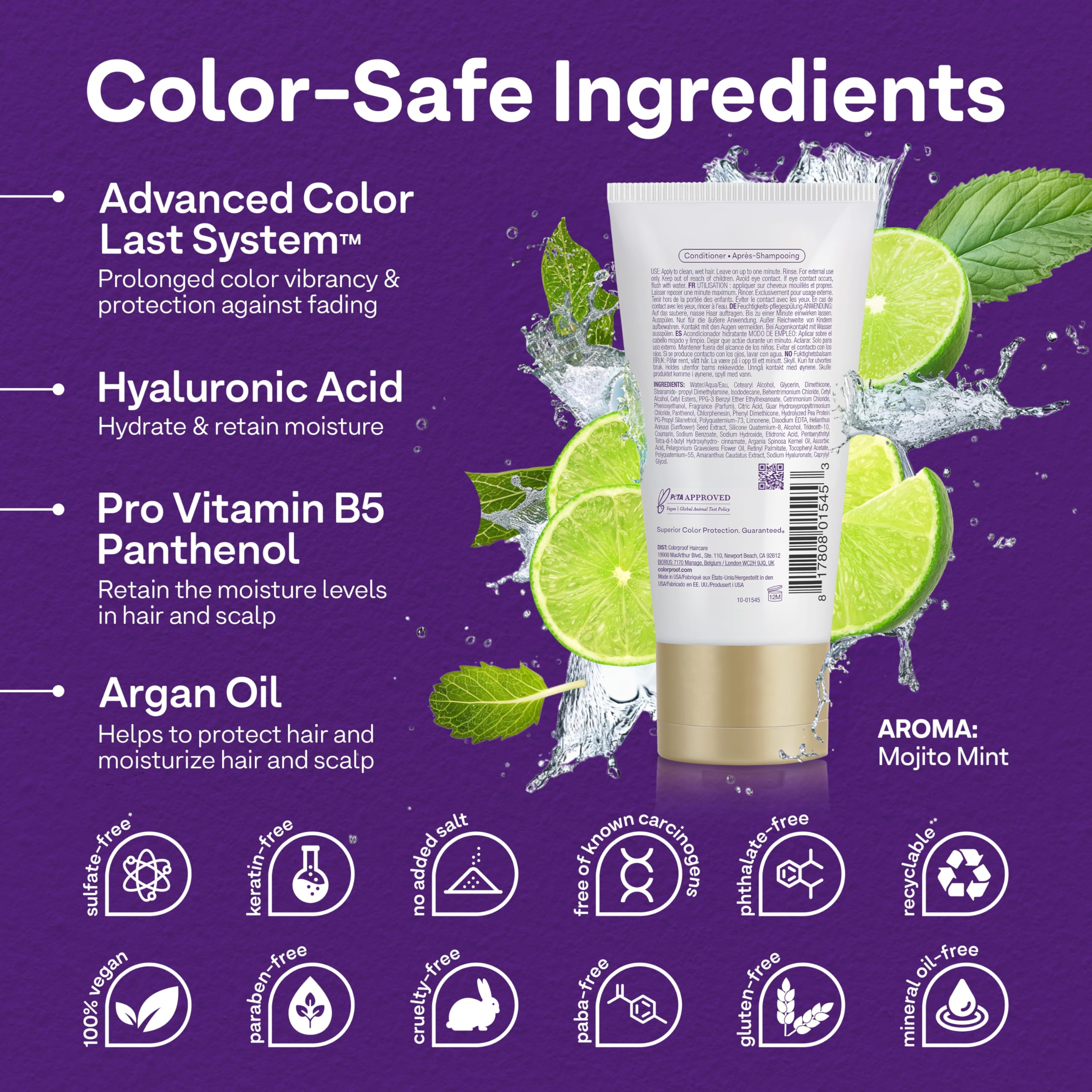 Foto 3 pulgar | Acondicionador Para El Cabello Colorproof Moisture Nourishing 50 Ml Travel - Venta Internacional.