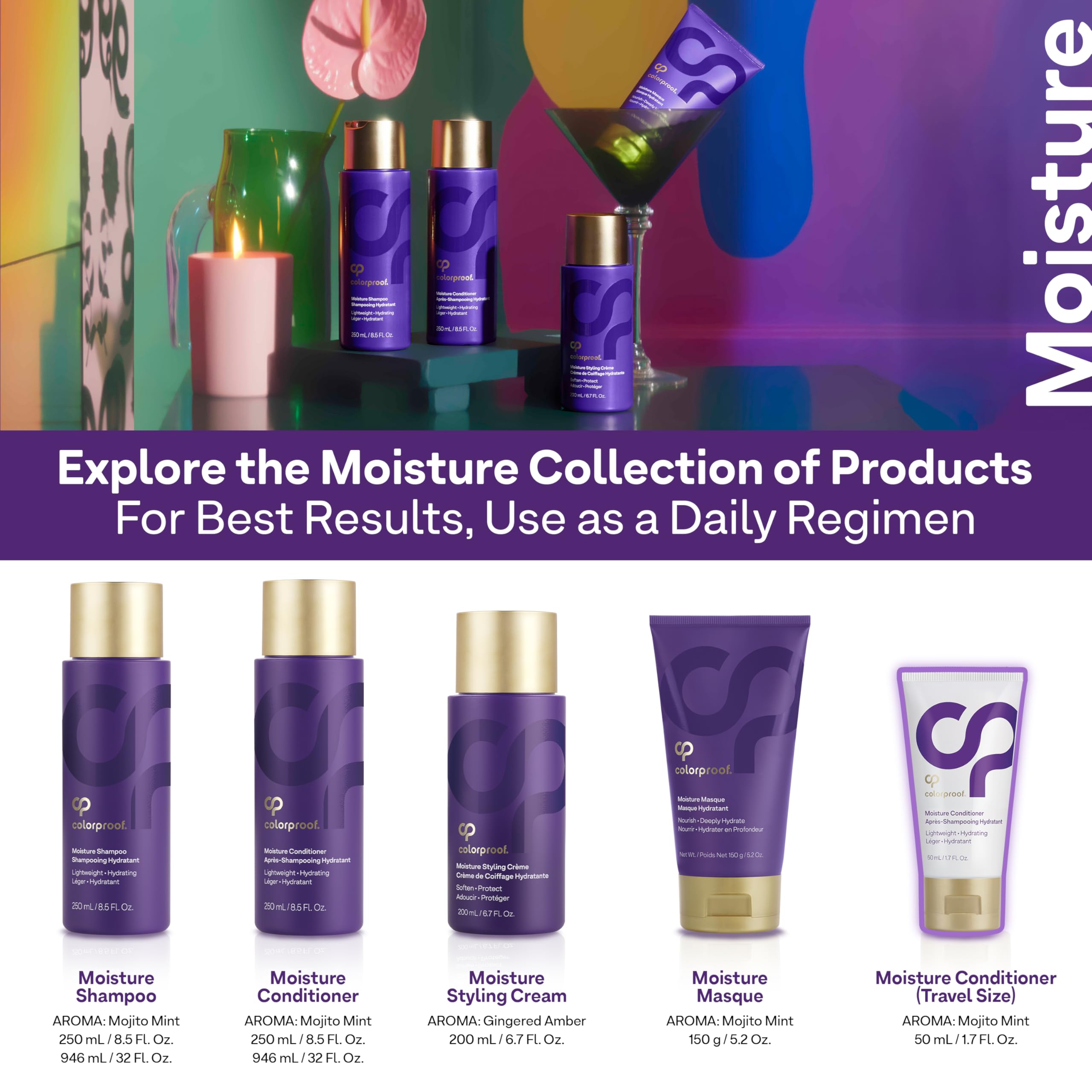 Foto 8 pulgar | Acondicionador Para El Cabello Colorproof Moisture Nourishing 50 Ml Travel - Venta Internacional.