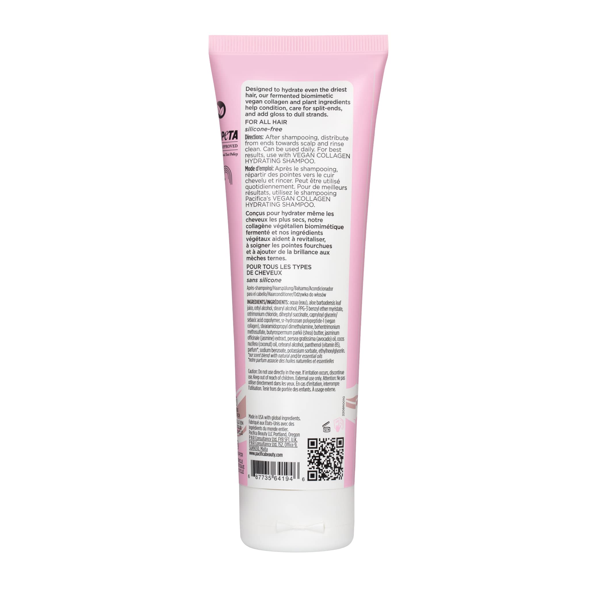 Foto 8 pulgar | Acondicionador Pacifica Beauty, Vegano, Colágeno Hidratante, 240 Ml - Venta Internacional.