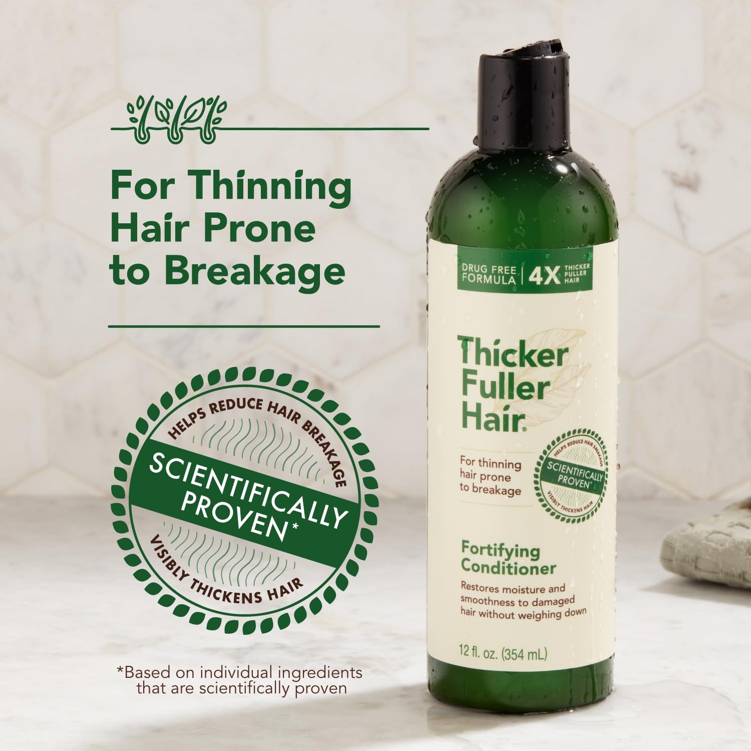 Foto 5 pulgar | Acondicionador Fortificante Para Cabello Más Grueso Y Abundante, 355 Ml, Aceite De Mongongo - Venta Internacional.