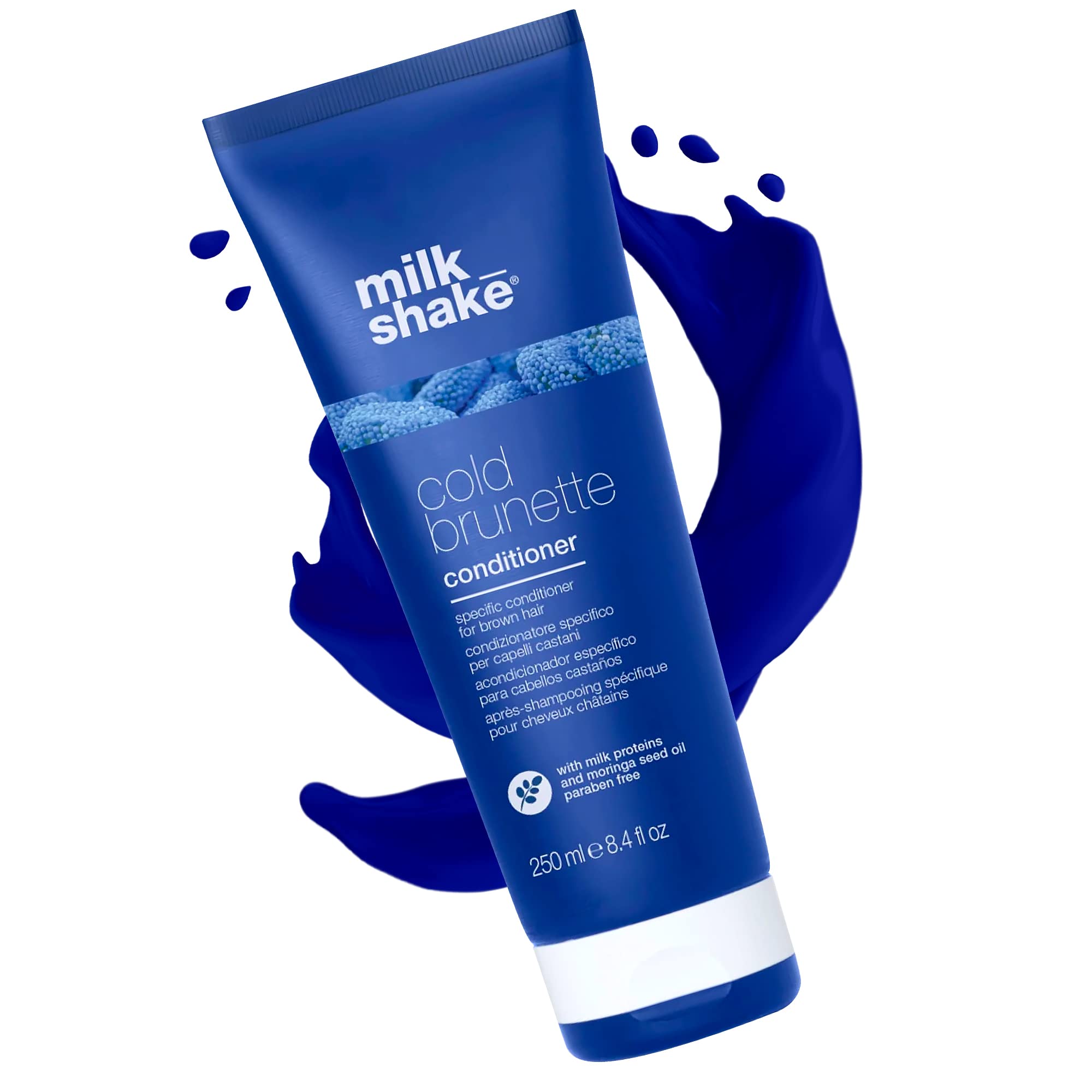 Acondicionador Milk_shake Cold Brunette Blue 250 Ml Para Morenas - Venta Internacional.