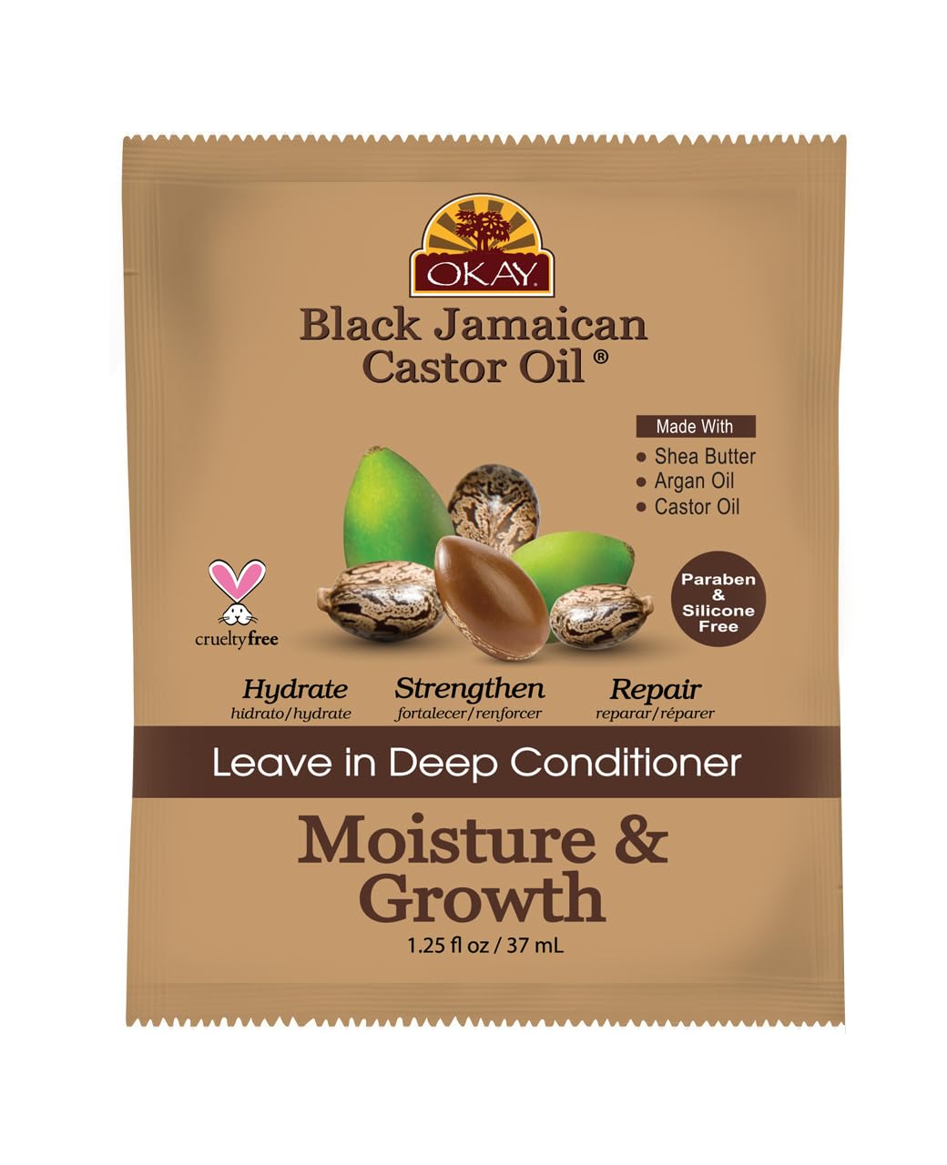Foto 2 pulgar | Acondicionador Sin Enjuague, Aceite De Ricino Jamaicano Negro, 45 Ml - Venta Internacional.