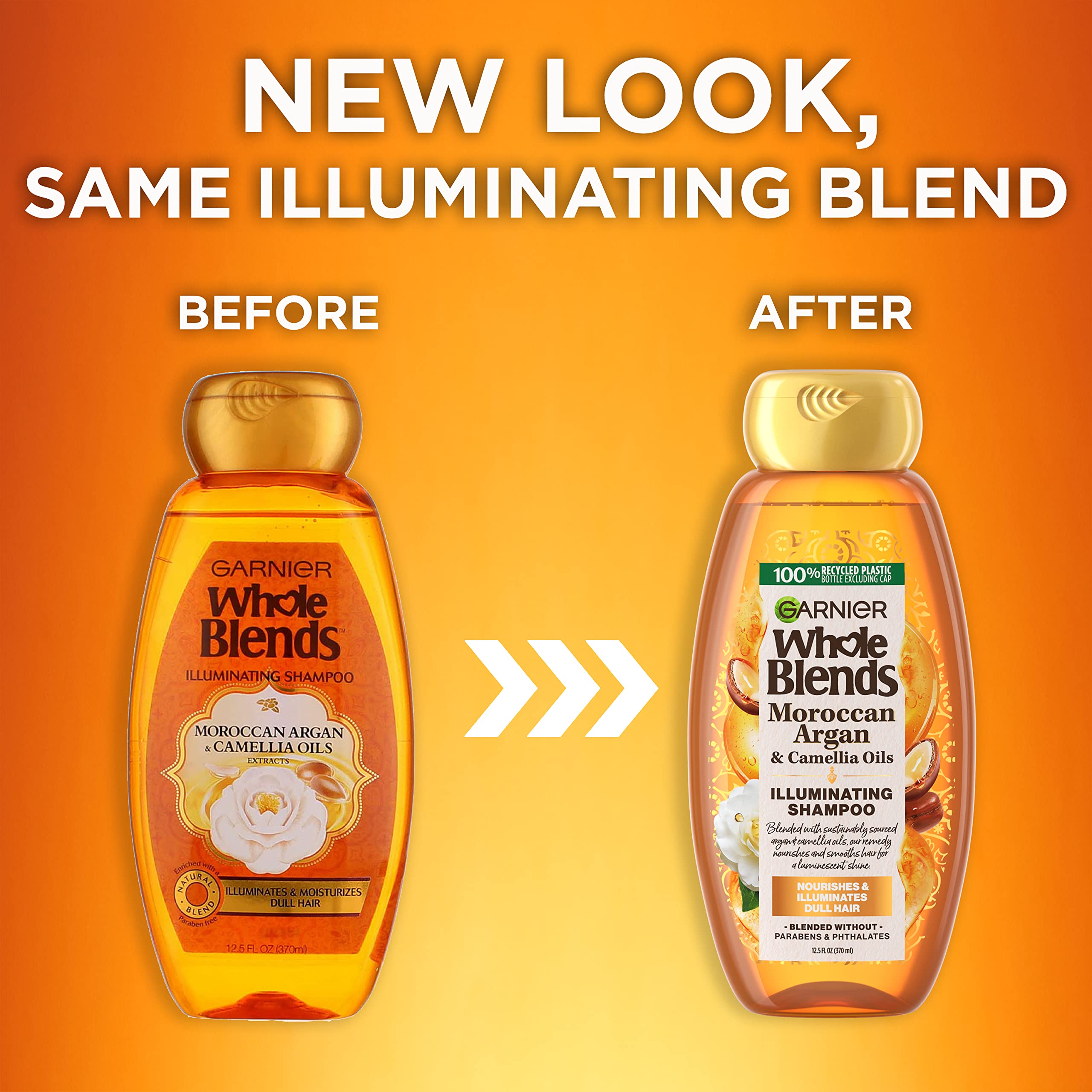 Foto 4 | Acondicionador Garnier Whole Blends De Aceites De Argán Y Camelia Marroquíes - Venta Internacional.
