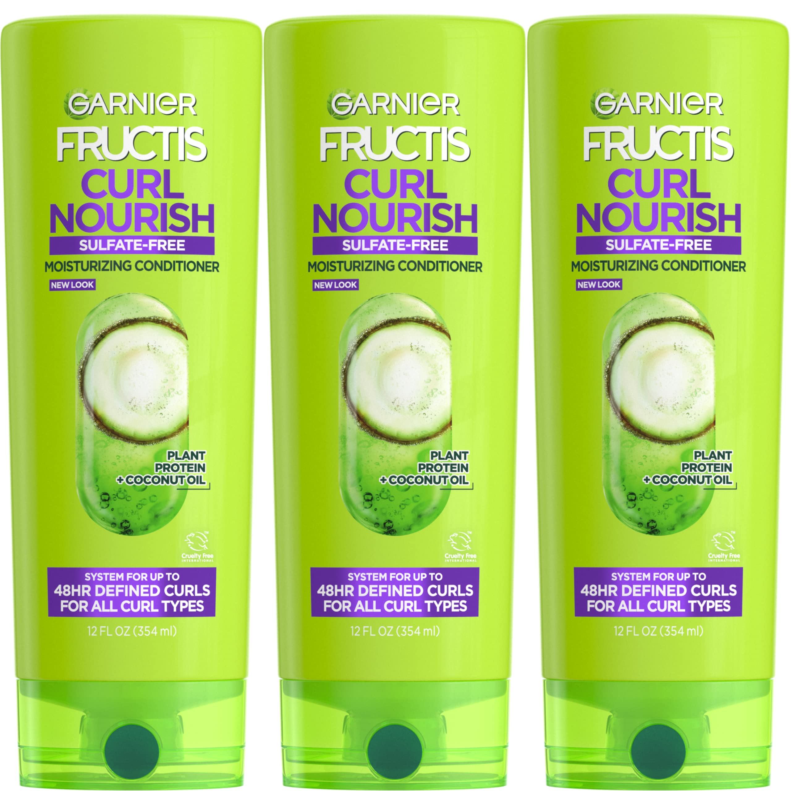 Foto 2 pulgar | Acondicionador Garnier Fructis Curl Nourish 360 Ml (paquete De 3) - Venta Internacional.