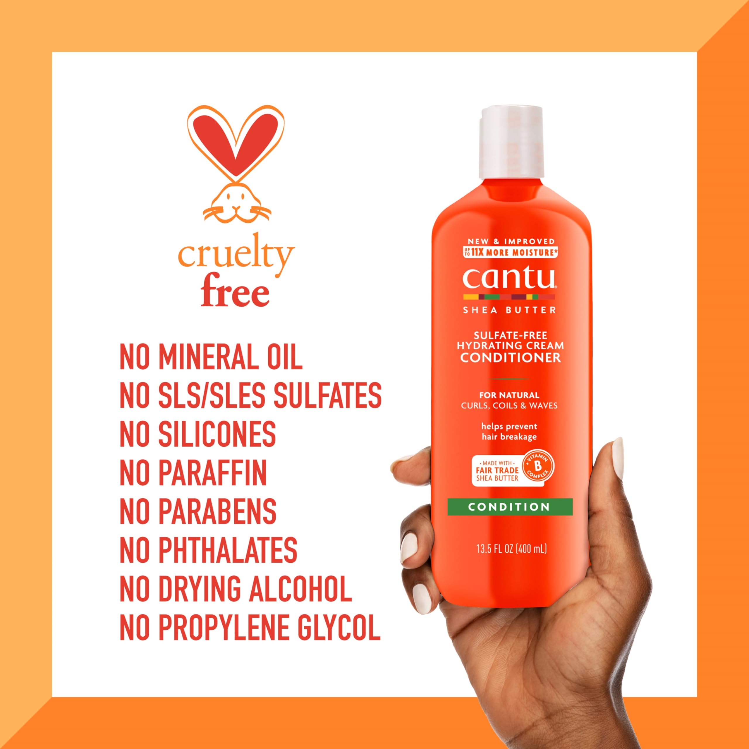 Foto 7 | Crema Hidratante Conditioner Cantu Con Manteca De Karité 400 Ml - Venta Internacional.