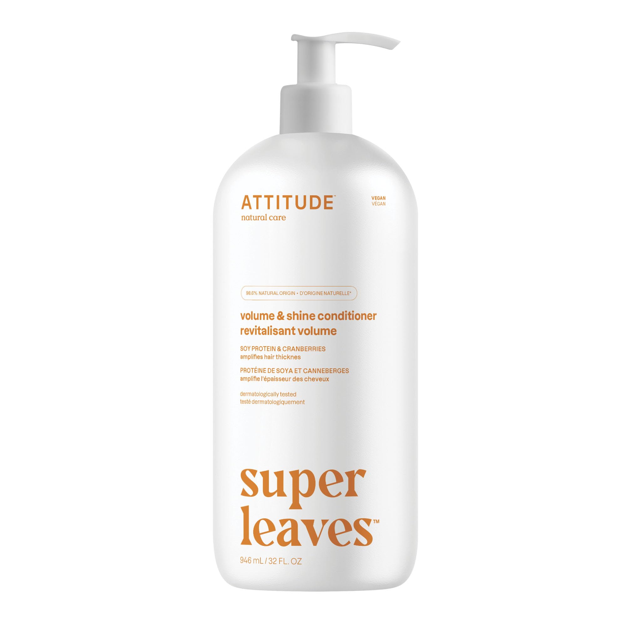 Acondicionador Attitude Volumen Y Brillo Para Cabello Fino 960 Ml - Venta Internacional.