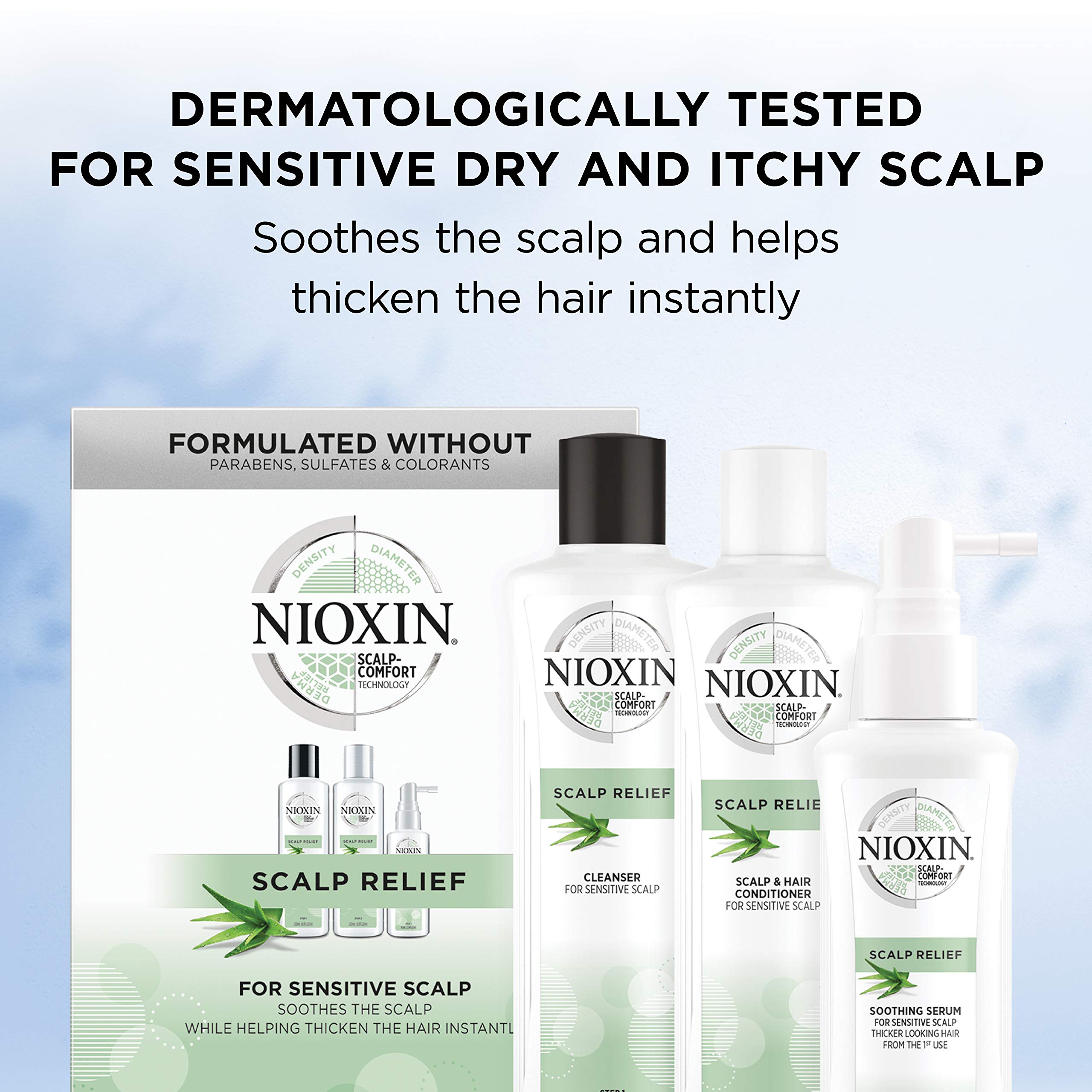 Foto 3 | Acondicionador Nioxin Scalp Relief Sensitive Dry Itchy, 1 Litro - Venta Internacional.