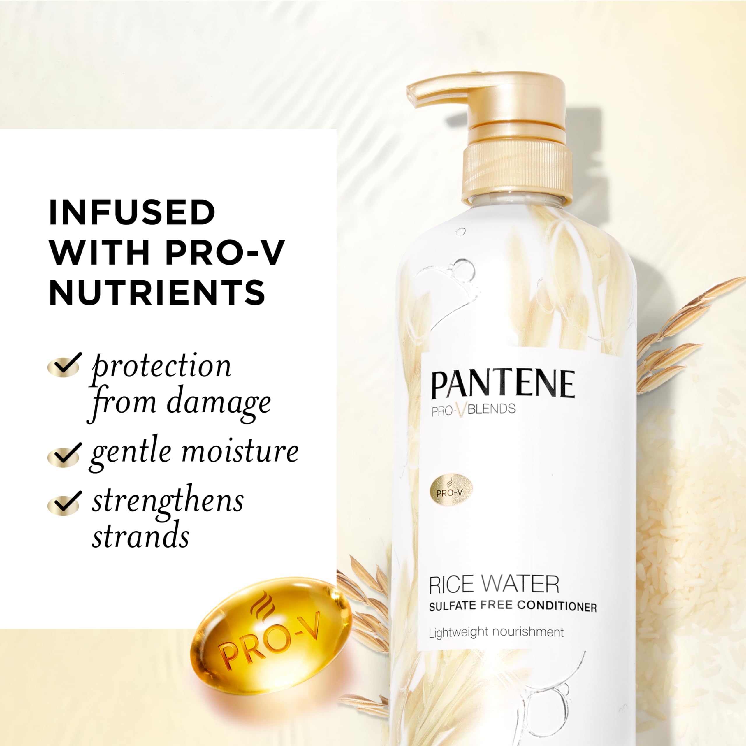 Foto 2 | Acondicionador Pantene Rice Water 900 Ml Para Mujeres - Venta Internacional.