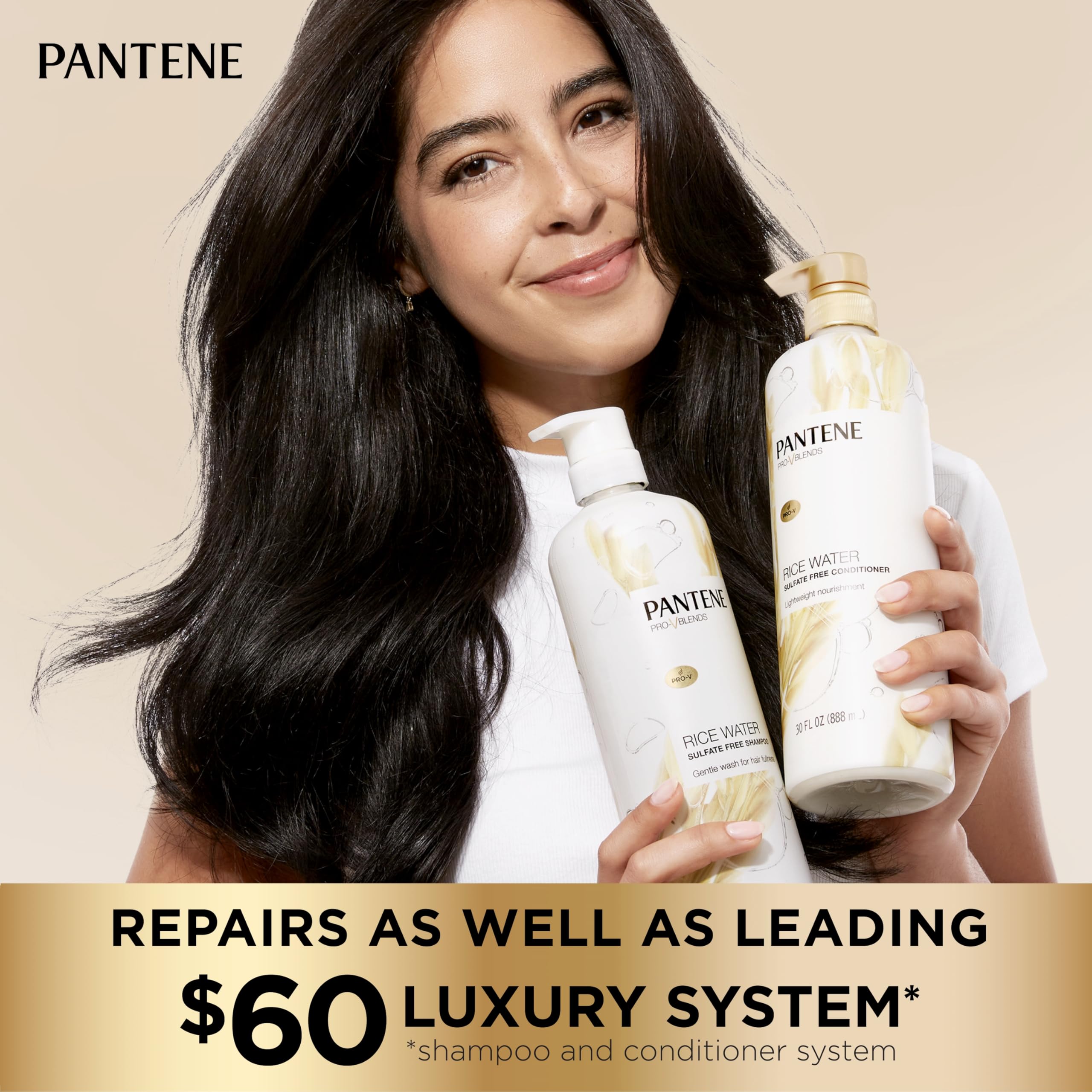 Foto 5 pulgar | Acondicionador Pantene Rice Water 900 Ml Para Mujeres - Venta Internacional.