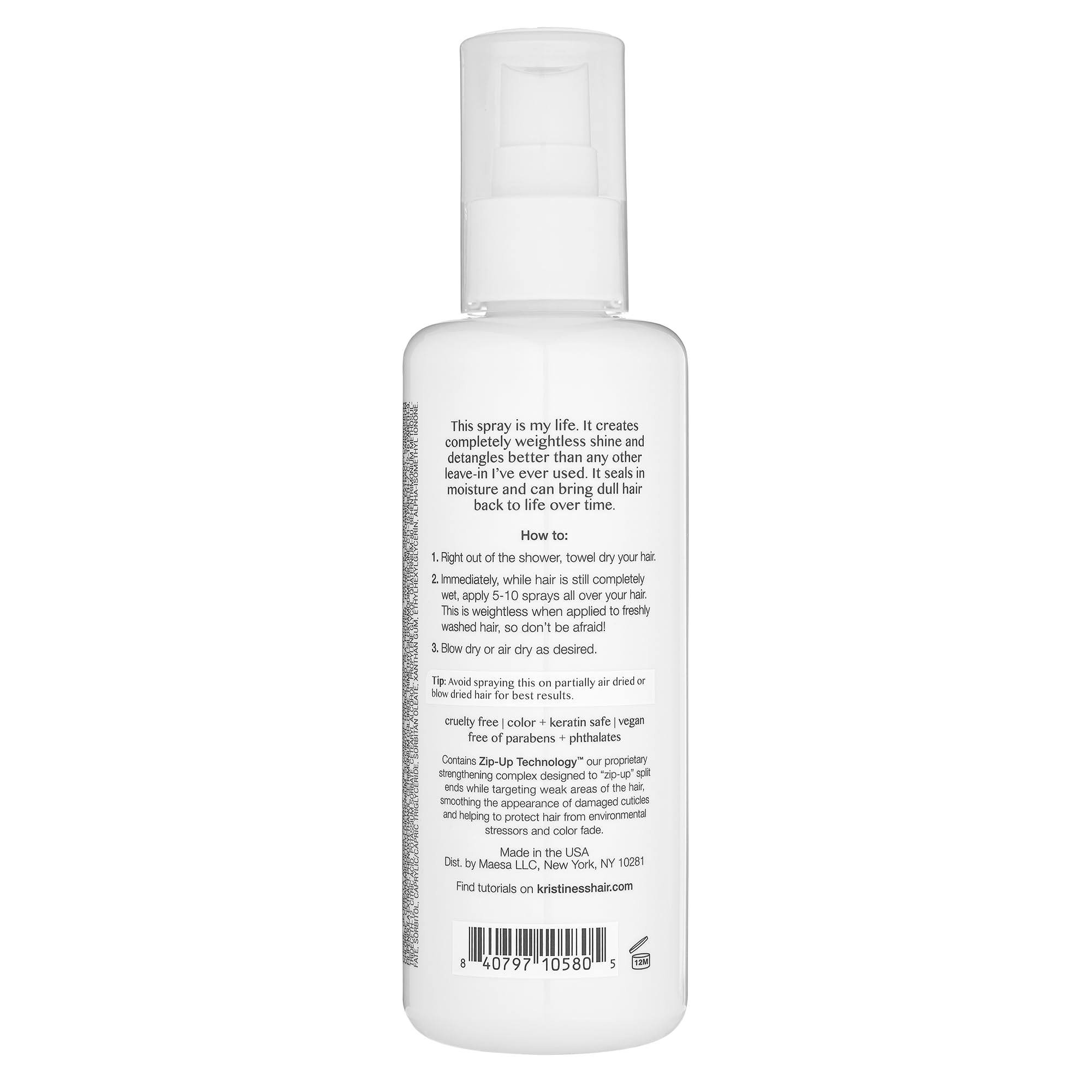 Foto 3 pulgar | Acondicionador Leave In, Aceite De Ricino Kristin Ess, 250 Ml - Venta Internacional.