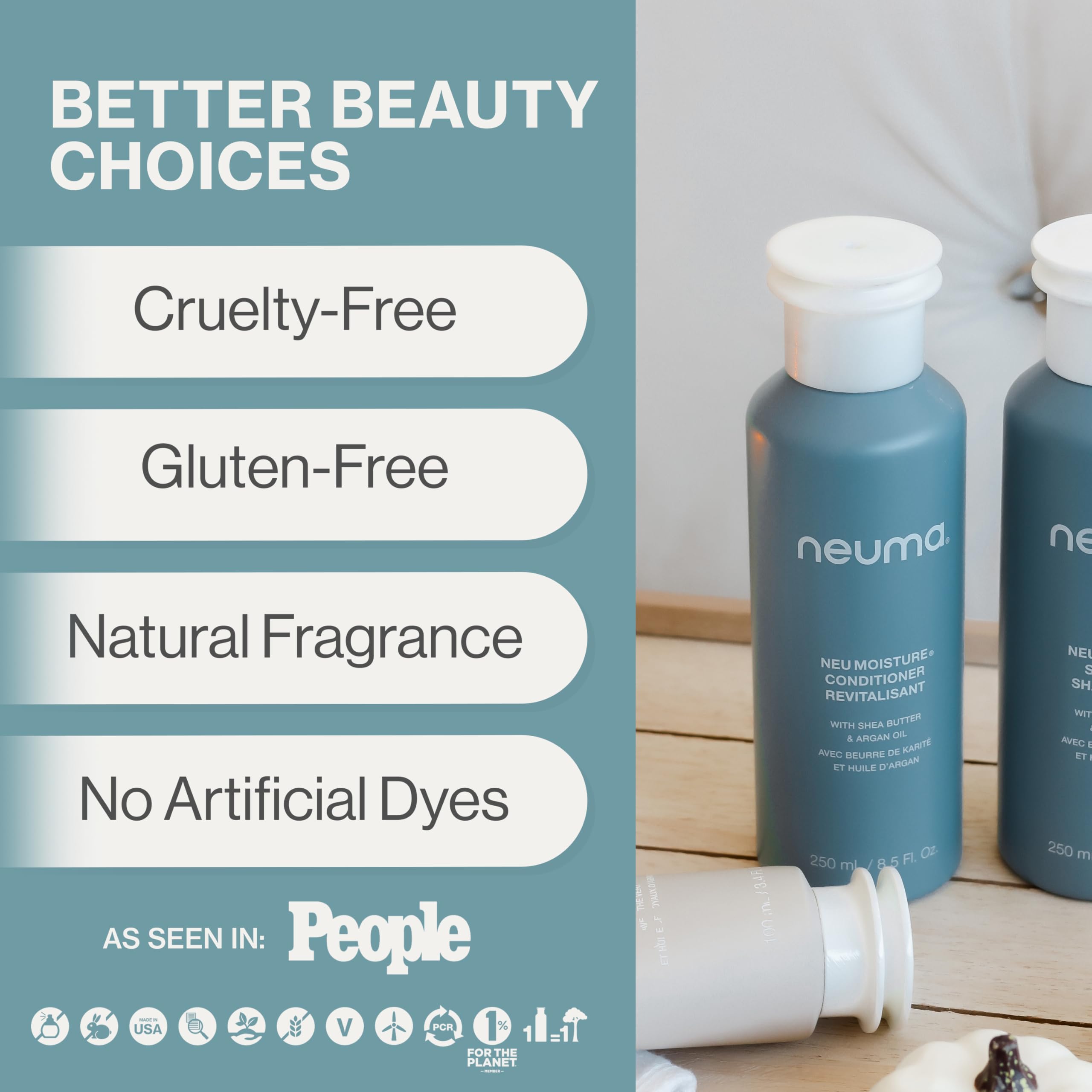 Foto 3 | Acondicionador Para El Cabello, Hidratante, Hidratante Y Nutritivo, 250 Ml, Neuma - Venta Internacional.