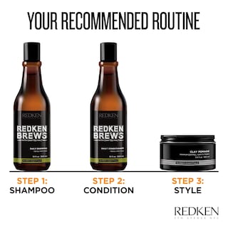 Foto 4 | Acondicionador Redken Brews Daily Para Hombre, 300 Ml, Cabello Suave - Venta Internacional.