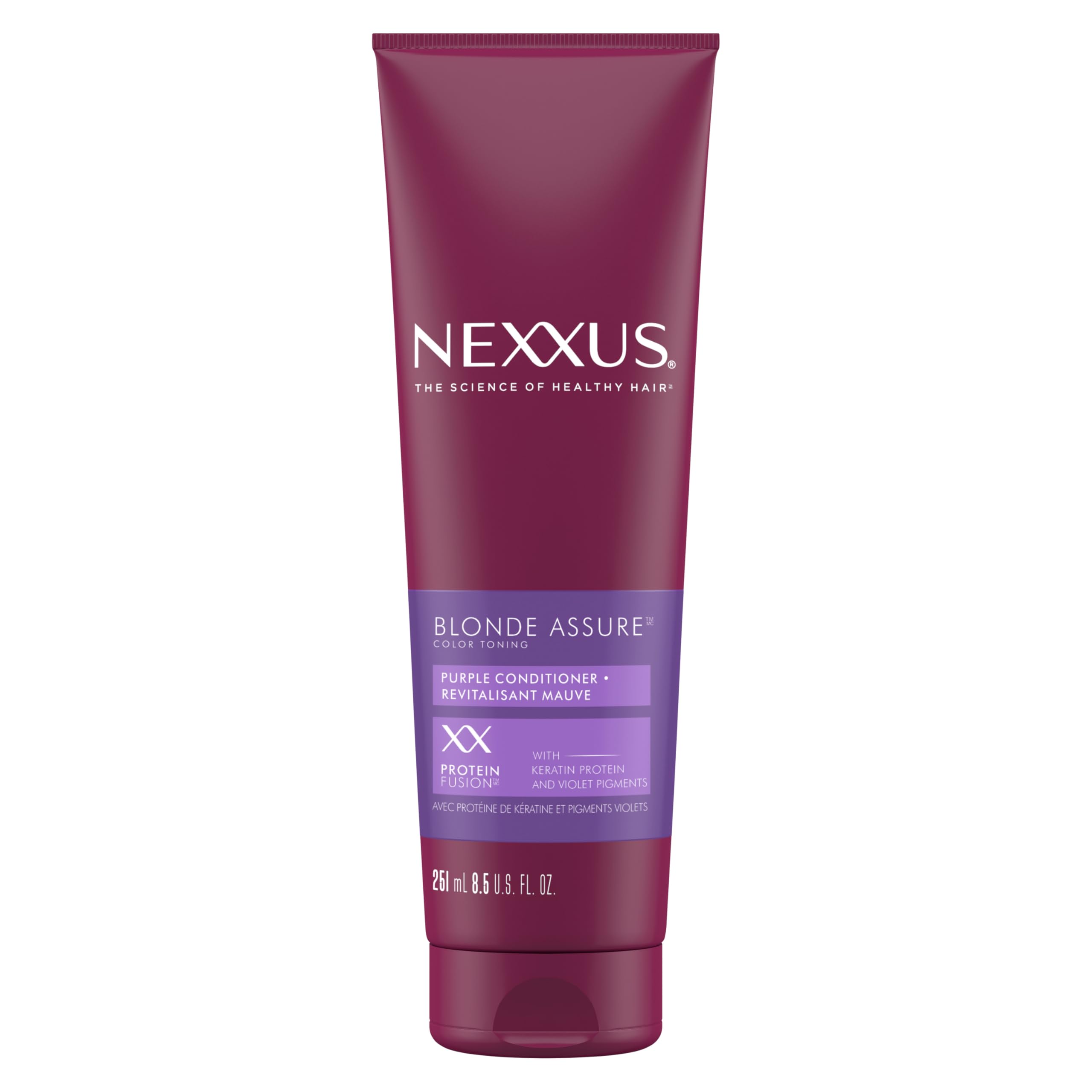 Foto 2 pulgar | Acondicionador Nexxus Blonde Assure Purple Keratin 250 Ml - Venta Internacional.