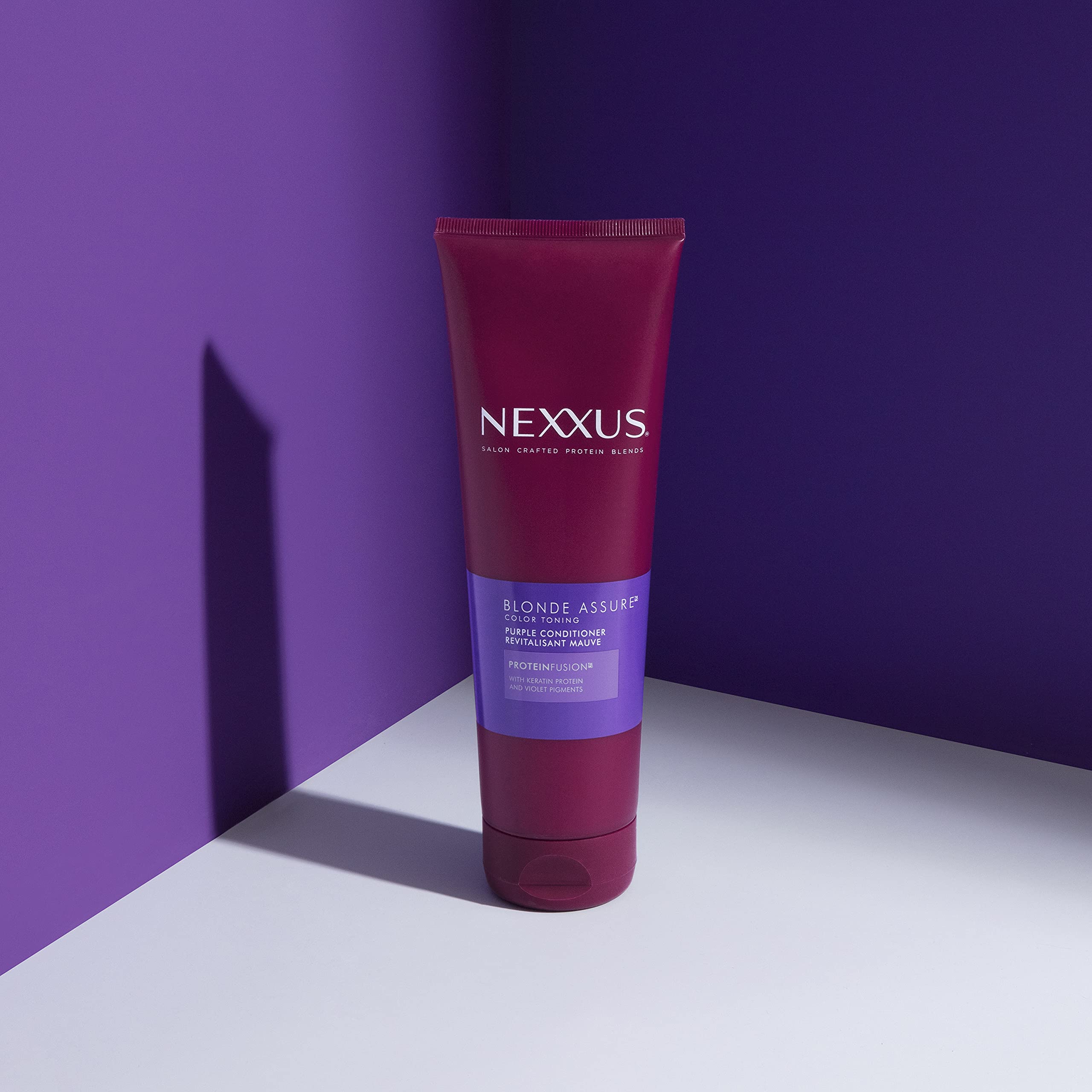 Foto 6 pulgar | Acondicionador Nexxus Blonde Assure Purple Keratin 250 Ml - Venta Internacional.