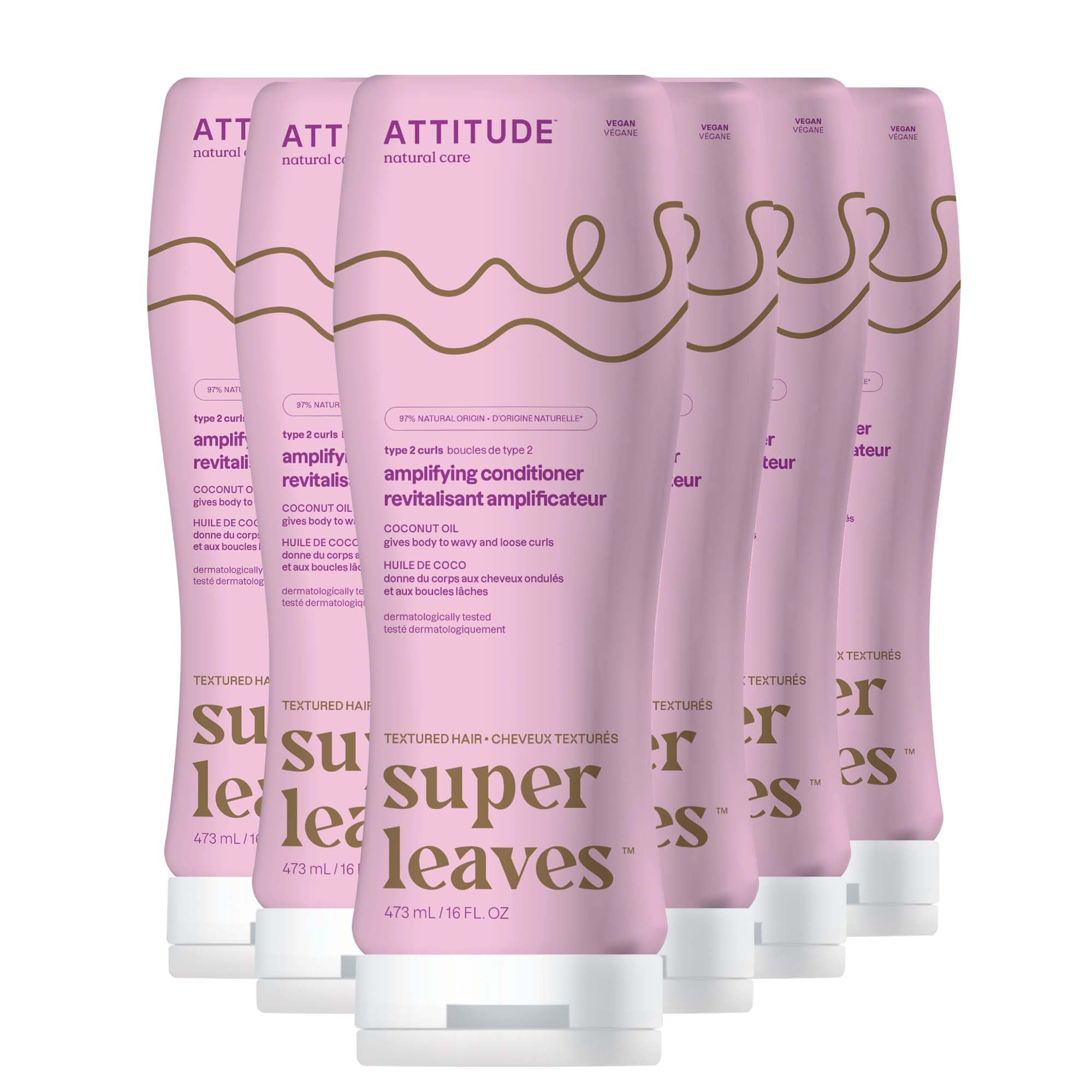Foto 1 | Acondicionador Attitude Amplificador Para Cabello Rizado, Aceite De Coco, 480 Ml - Venta Internacional.