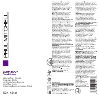Foto 7 | Acondicionador Paul Mitchell Extrabody Para Dar Volumen Al Cabello Fino - Venta Internacional.