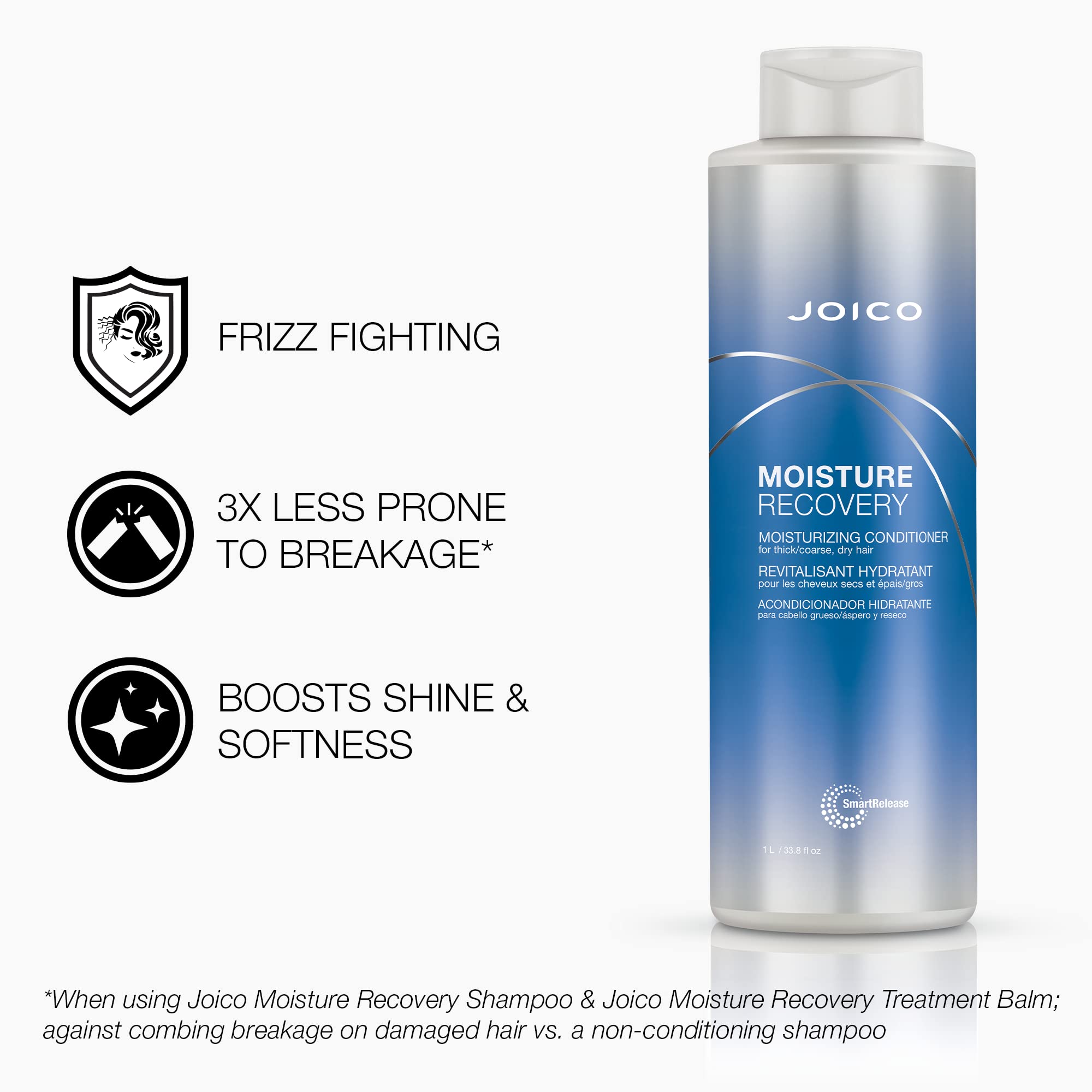Foto 4 pulgar | Acondicionador Joico Moisture Recovery Hidratante 1l - Venta Internacional.