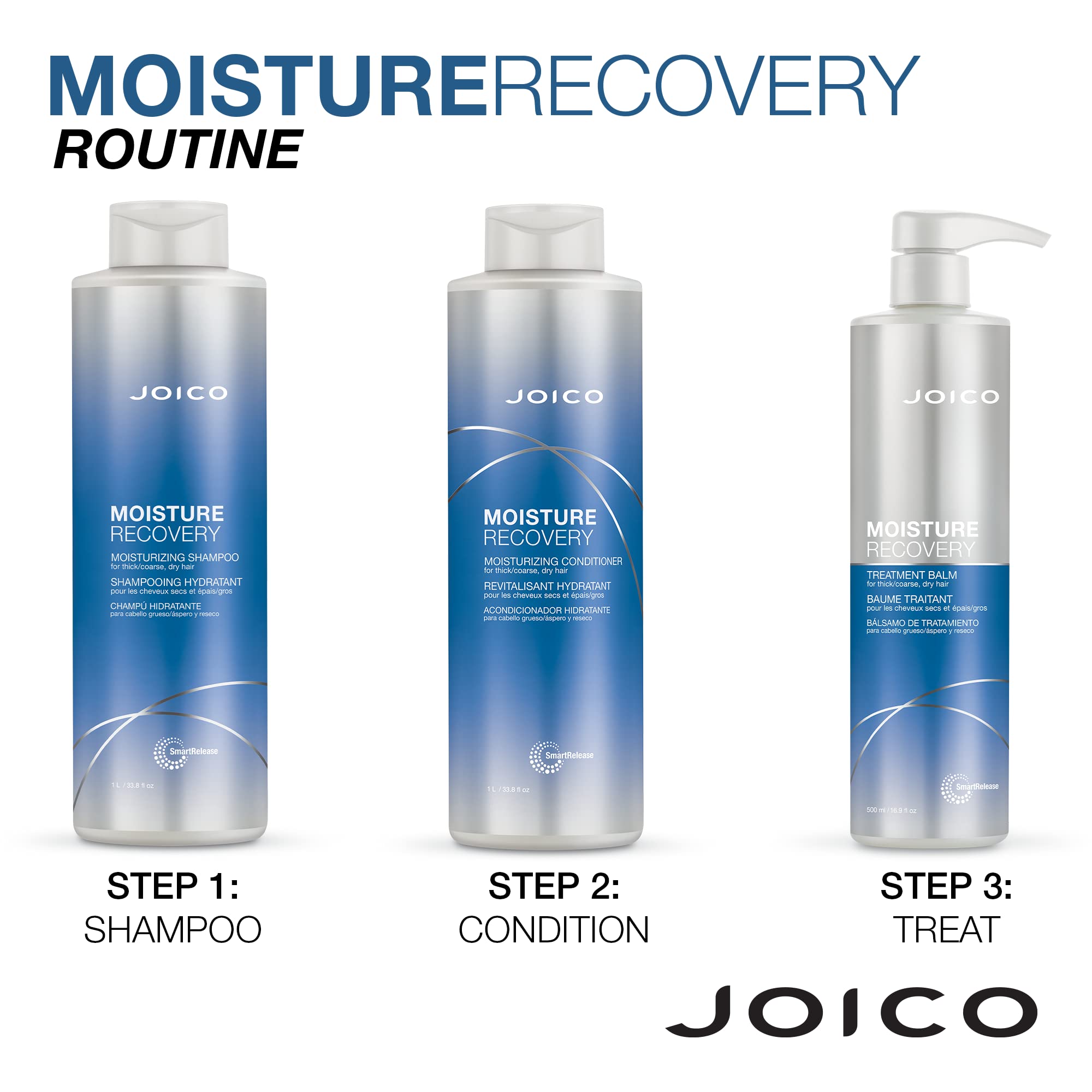 Foto 7 pulgar | Acondicionador Joico Moisture Recovery Hidratante 1l - Venta Internacional.