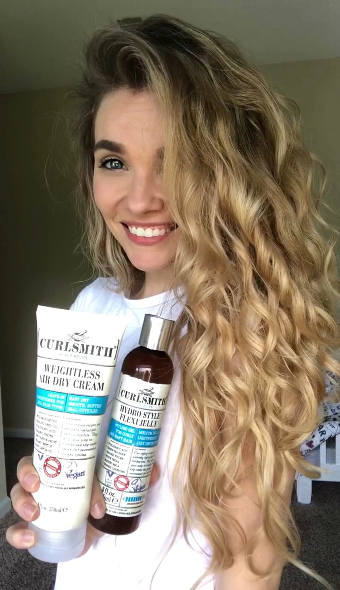 Foto 5 pulgar | Acondicionador Sin Enjuague Curlsmith Weightless Air Dry Cream 473 Ml - Venta Internacional.