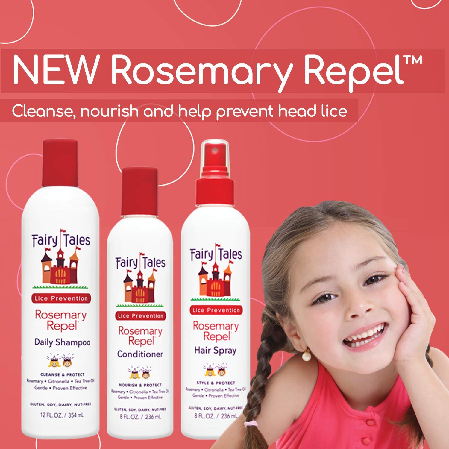 Foto 8 pulgar | Spray Para El Cabello Fairy Tales Rosemary Repel Kids, 240 Ml (paquete De 2) - Venta Internacional.