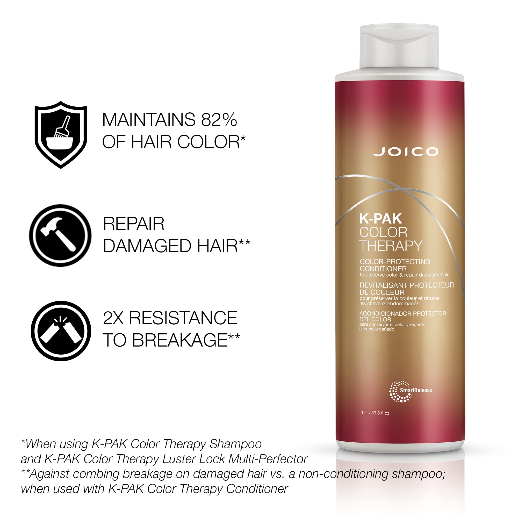 Foto 4 pulgar | Acondicionador Joico K-pak Color Therapy Color Therapy, Protector De Color, 1 Litro - Venta Internacional.