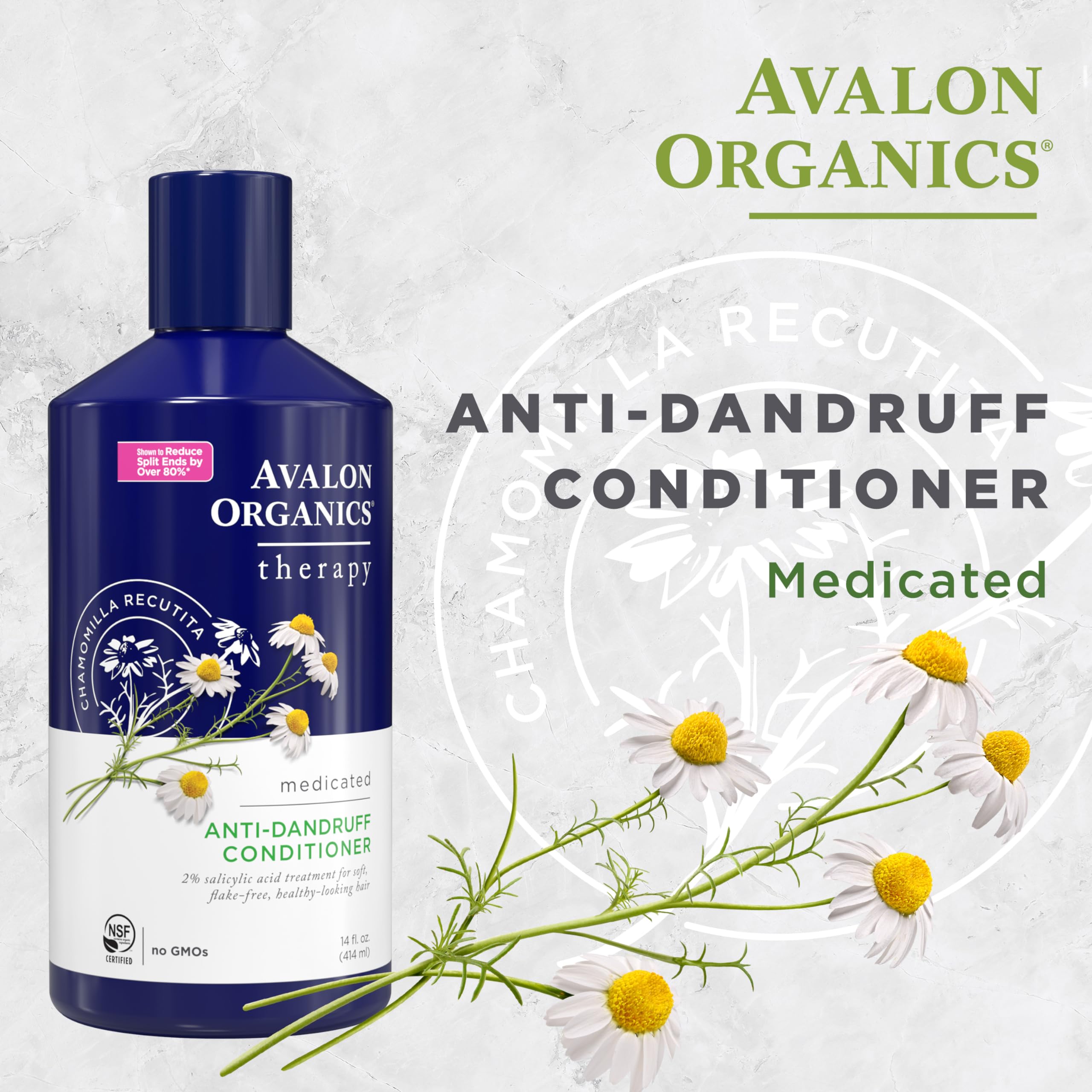 Foto 2 | Acondicionador Avalon Organics Therapy Anticaspa 414 Ml - Venta Internacional.