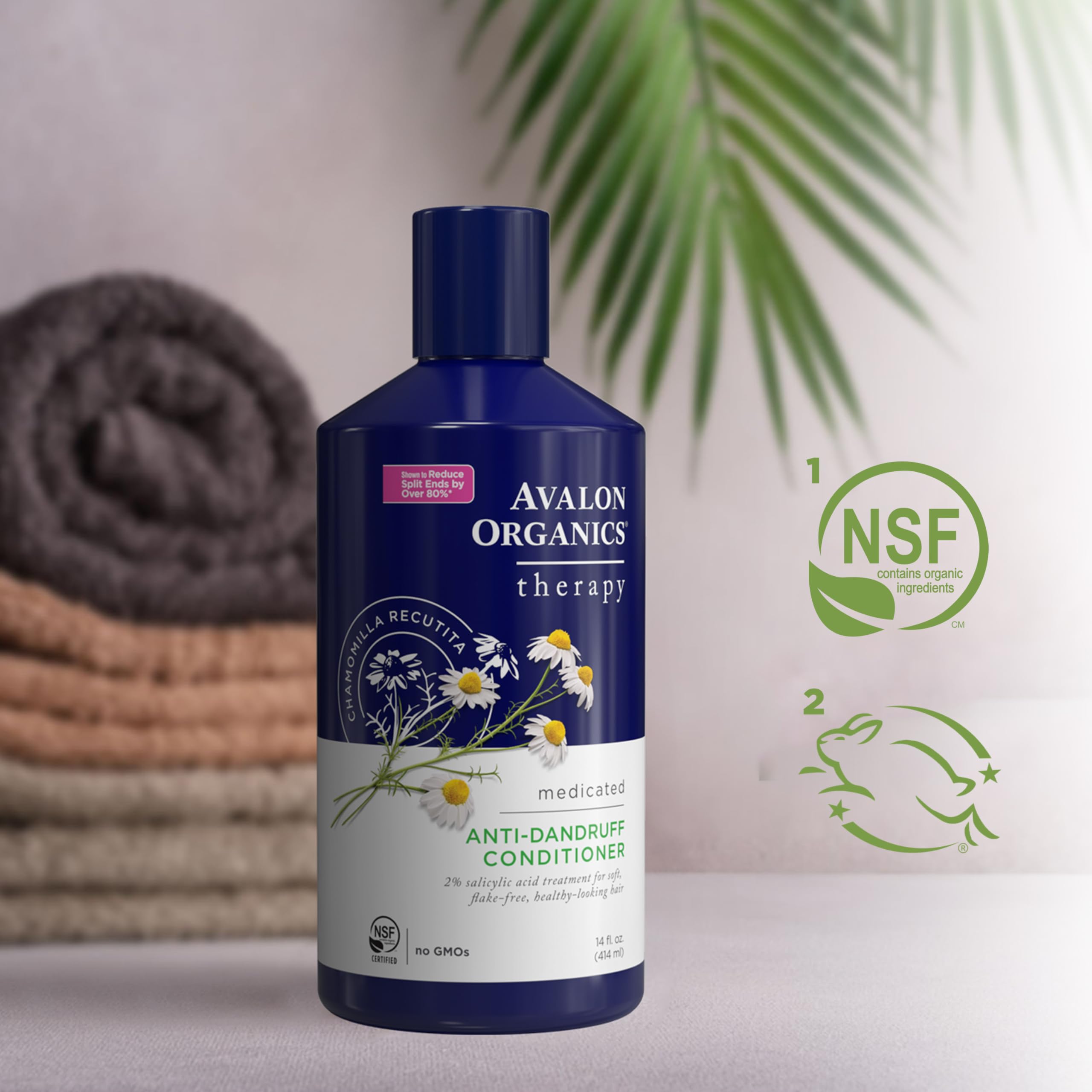 Foto 7 pulgar | Acondicionador Avalon Organics Therapy Anticaspa 414 Ml - Venta Internacional.