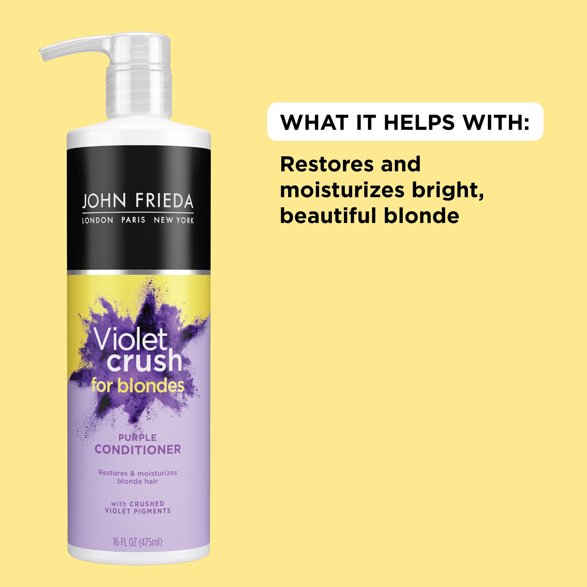 Foto 3 pulgar | Acondicionador John Frieda Violet Crush Purple 473 Ml - Venta Internacional.