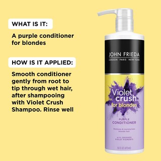 Foto 5 | Acondicionador John Frieda Violet Crush Purple 473 Ml - Venta Internacional.