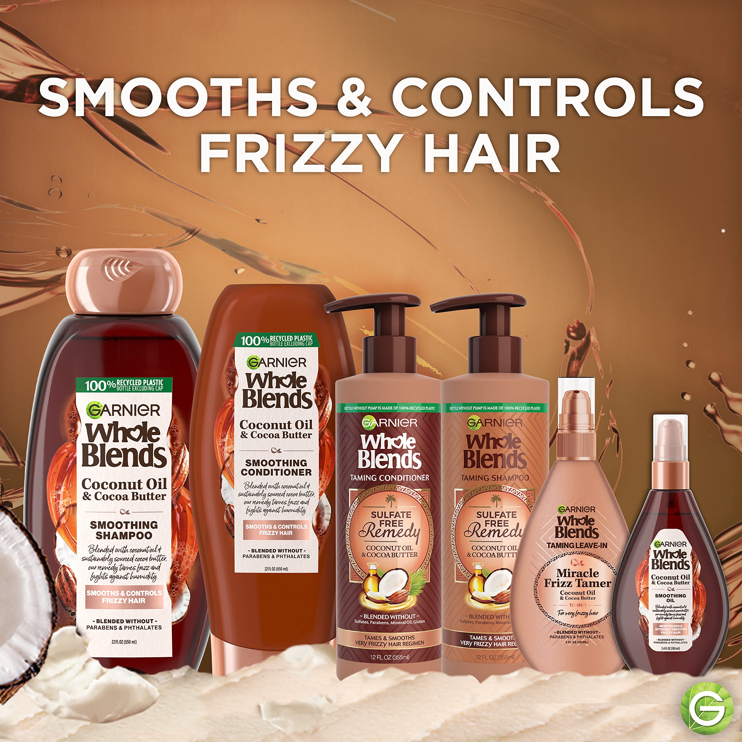 Foto 4 pulgar | Acondicionador Garnier Whole Blends Coco Y Cacao 650 Ml X2 - Venta Internacional.