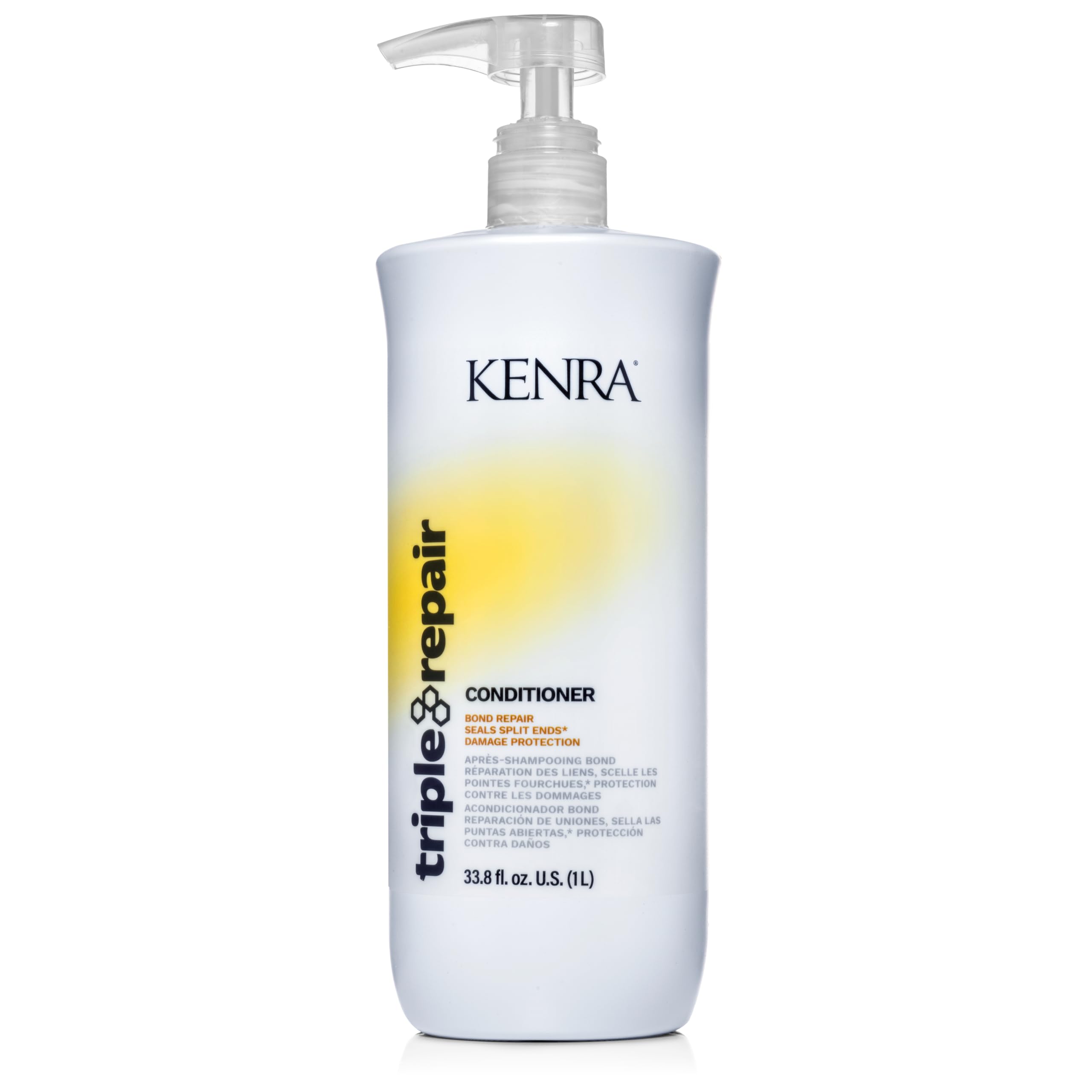 Acondicionador Kenra Triple Repair Para Enlaces Débiles, 1 Litro - Venta Internacional.