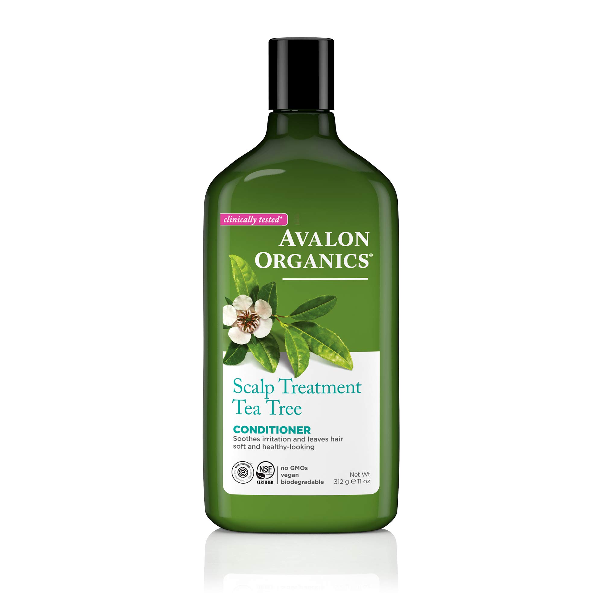 Acondicionador Avalon Organics Para Tratamiento Del Cuero Cabelludo, Árbol De Té, 325 Ml - Venta Internacional.