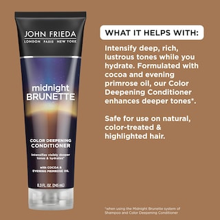 Foto 3 | Acondicionador John Frieda Midnight Brunette 245 Ml Visibly Deeper - Venta Internacional.