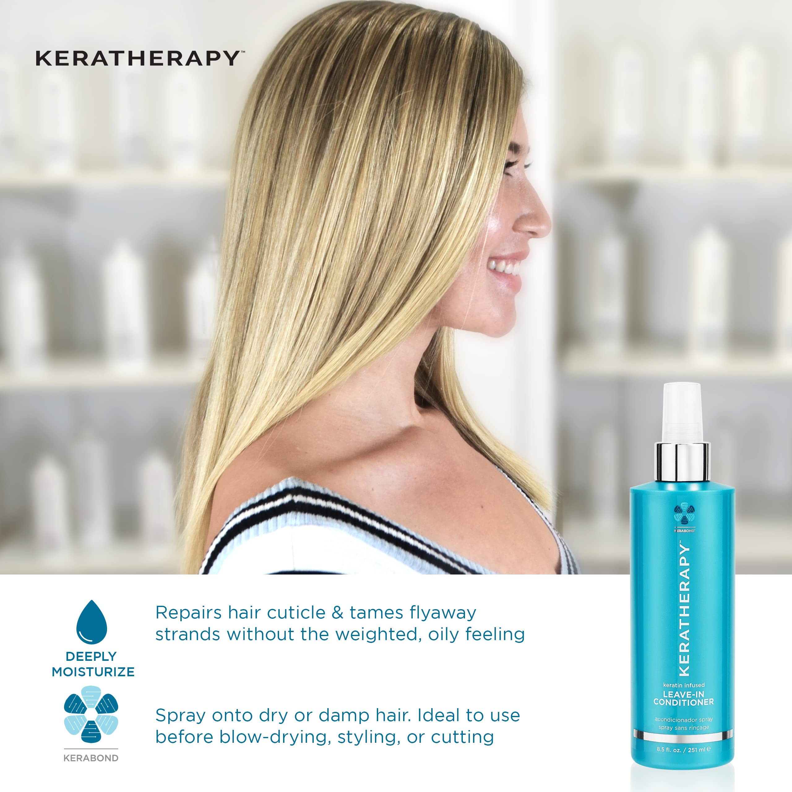 Foto 6 pulgar | Acondicionador Keratherapy Con Infusión De Queratina, 300 Ml - Venta Internacional.