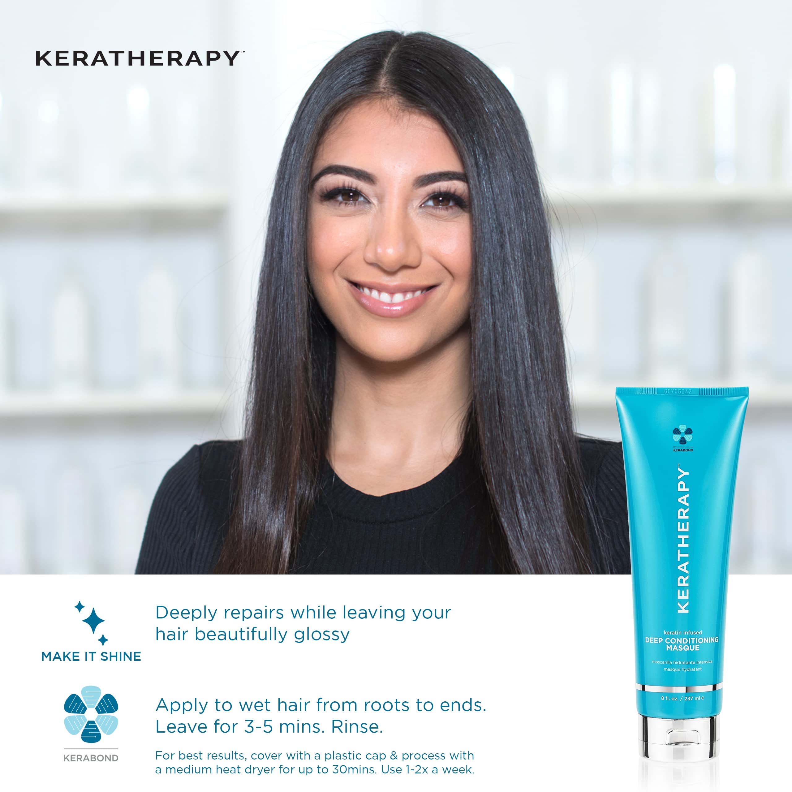 Foto 7 pulgar | Acondicionador Keratherapy Con Infusión De Queratina, 300 Ml - Venta Internacional.