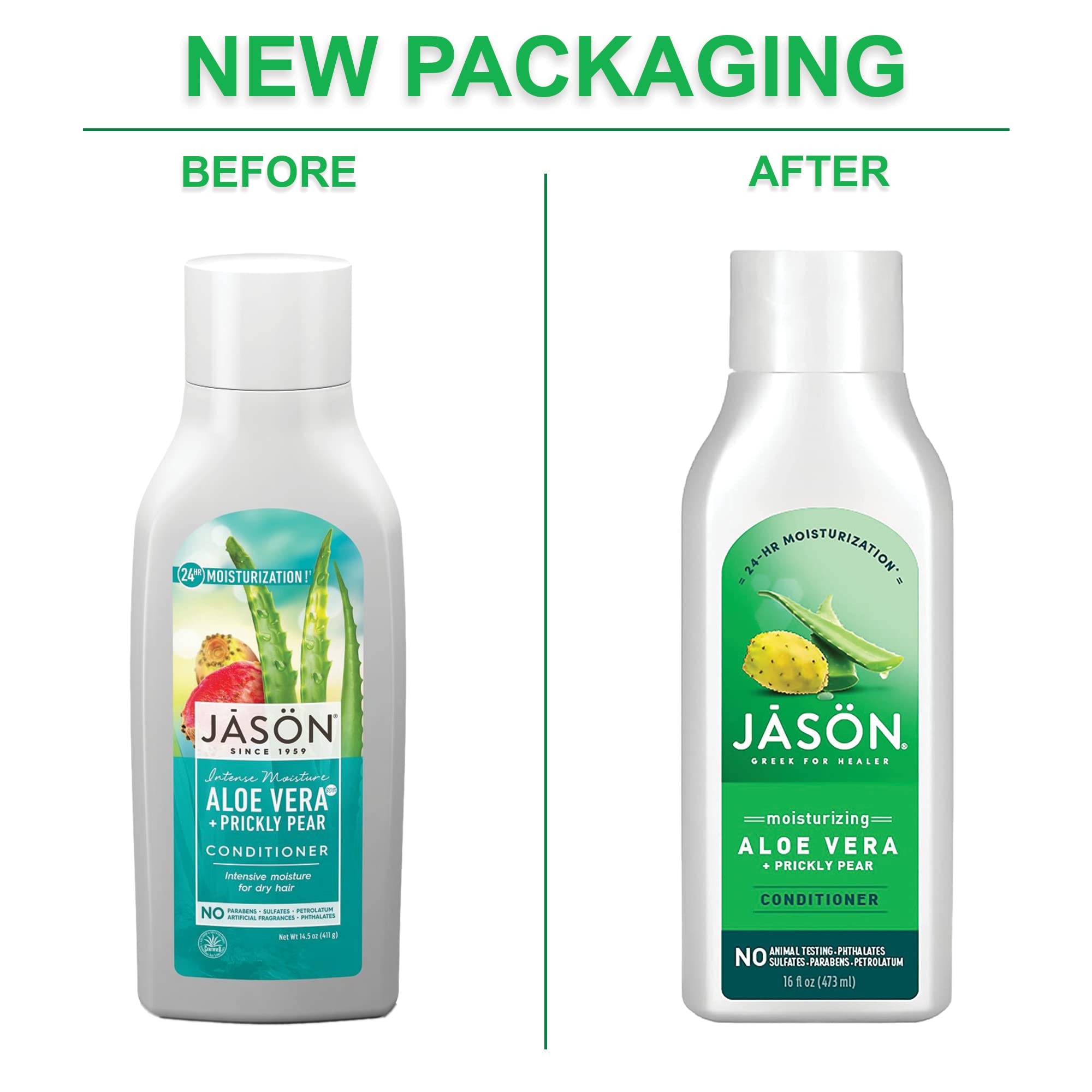 Foto 4 pulgar | Acondicionador Jason Hidratante Aloe Vera 480 Ml - Venta Internacional.