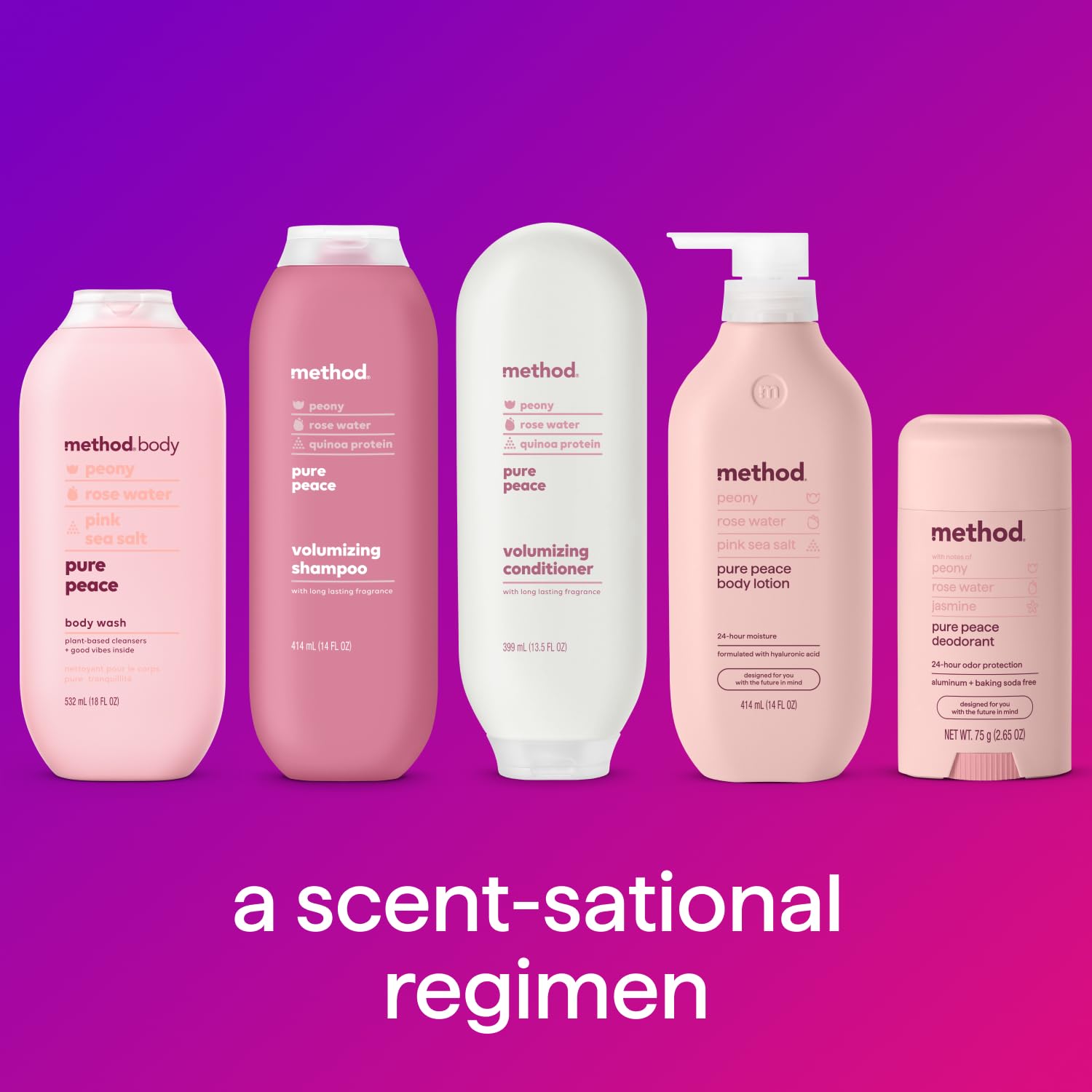 Foto 8 pulgar | Acondicionador Method Volumizing Pure Peace, 400 Ml, Paquete De 1 - Venta Internacional.