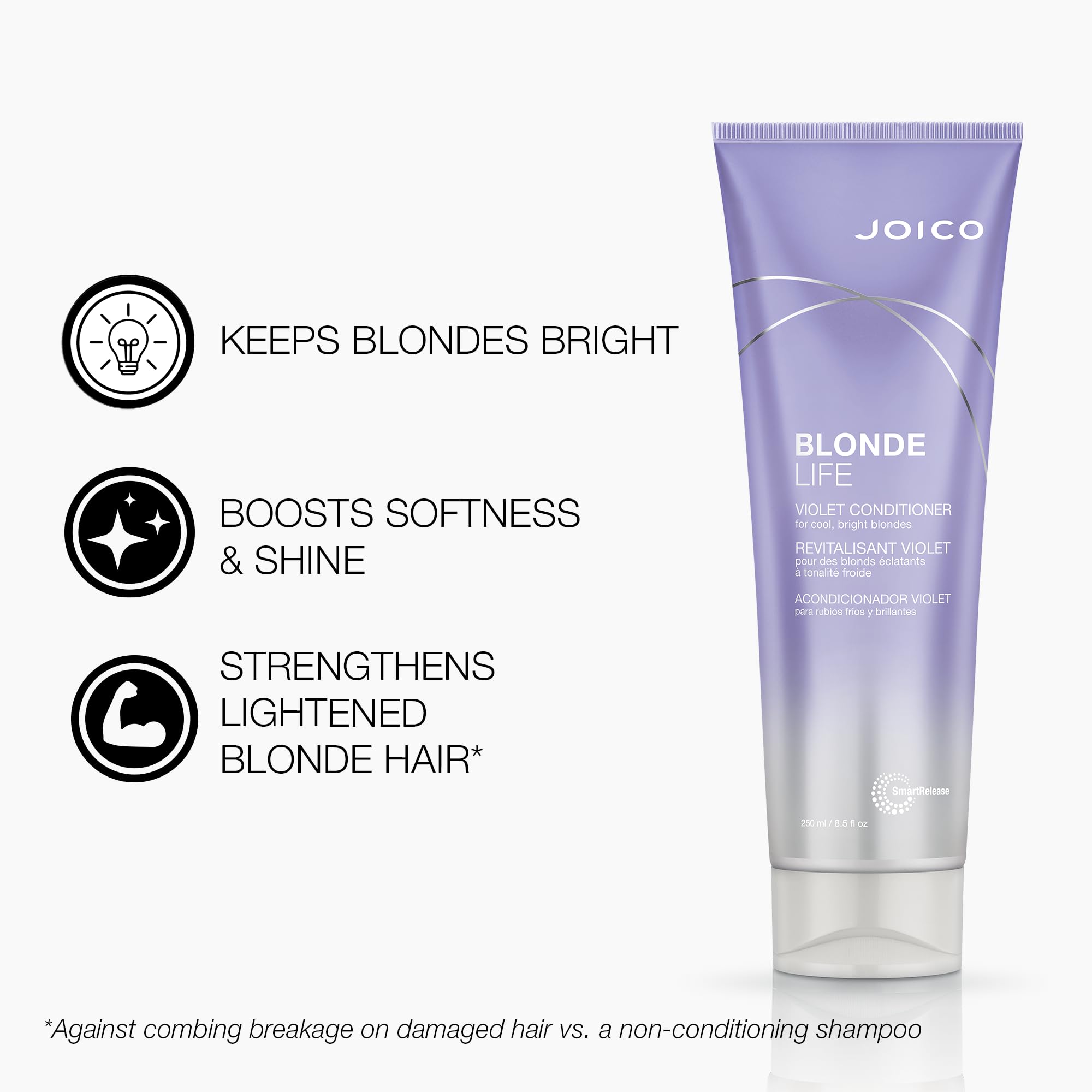 Foto 3 pulgar | Acondicionador Joico Blonde Life Violet 250 Ml Sin Sulfatos - Venta Internacional.